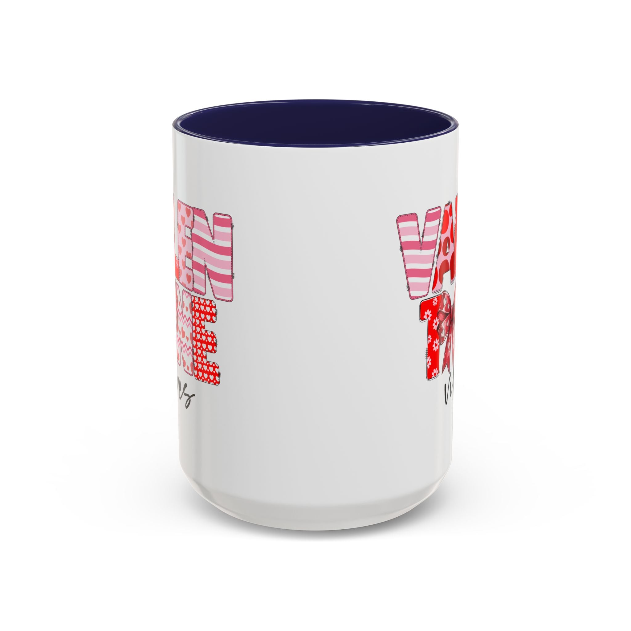 Valentine Vibes Coffee Mug, Coquette Valentine Vibes Mug, Brushstroke Valentine Coffee Cup, Gift For Her