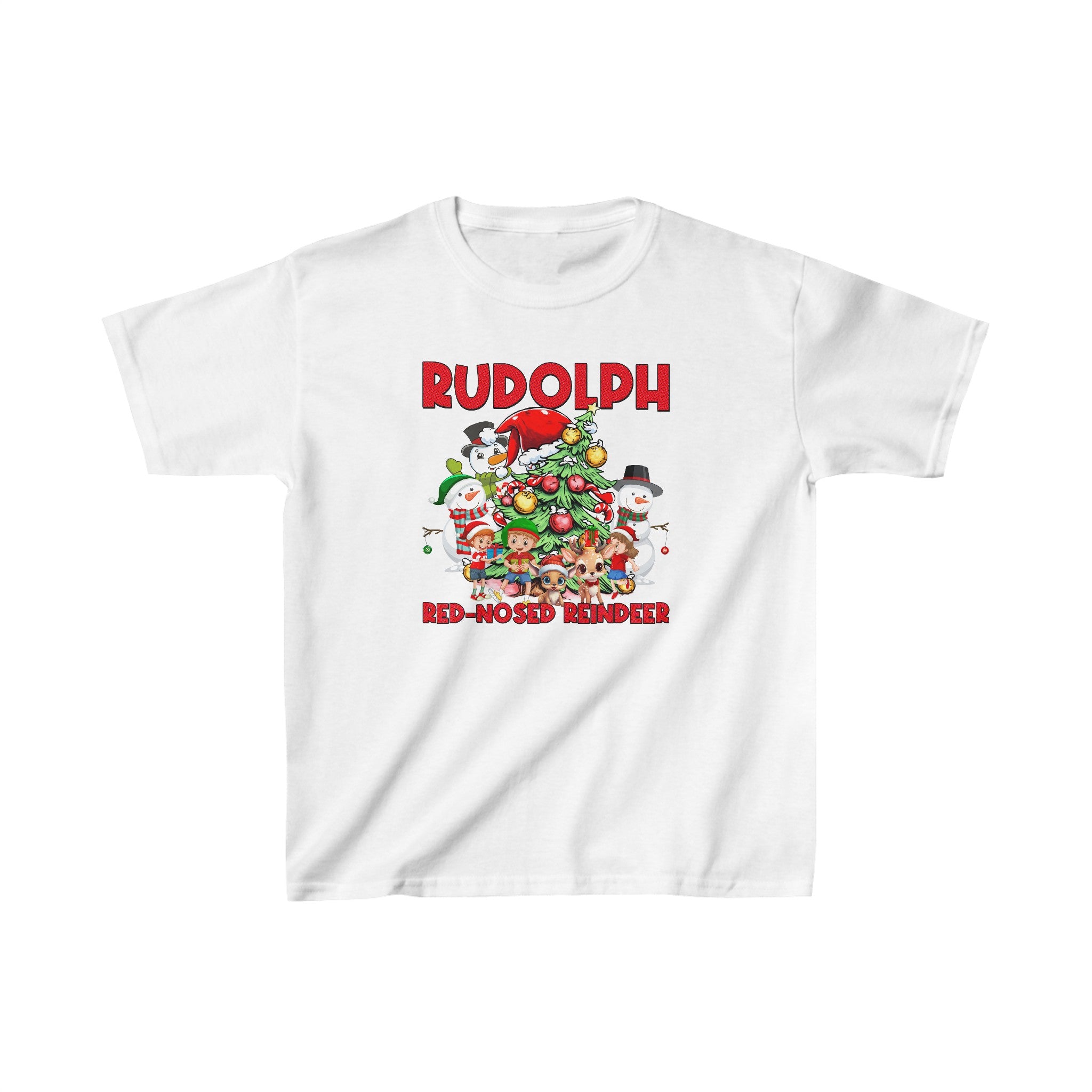 Vintage Rudolph Shirt Gift For New Year, Kids Christmas Shirt, Christmas Reindeer Tshirt, Christmas Cartoon Sweater, Retro Xmas Sweatshirt