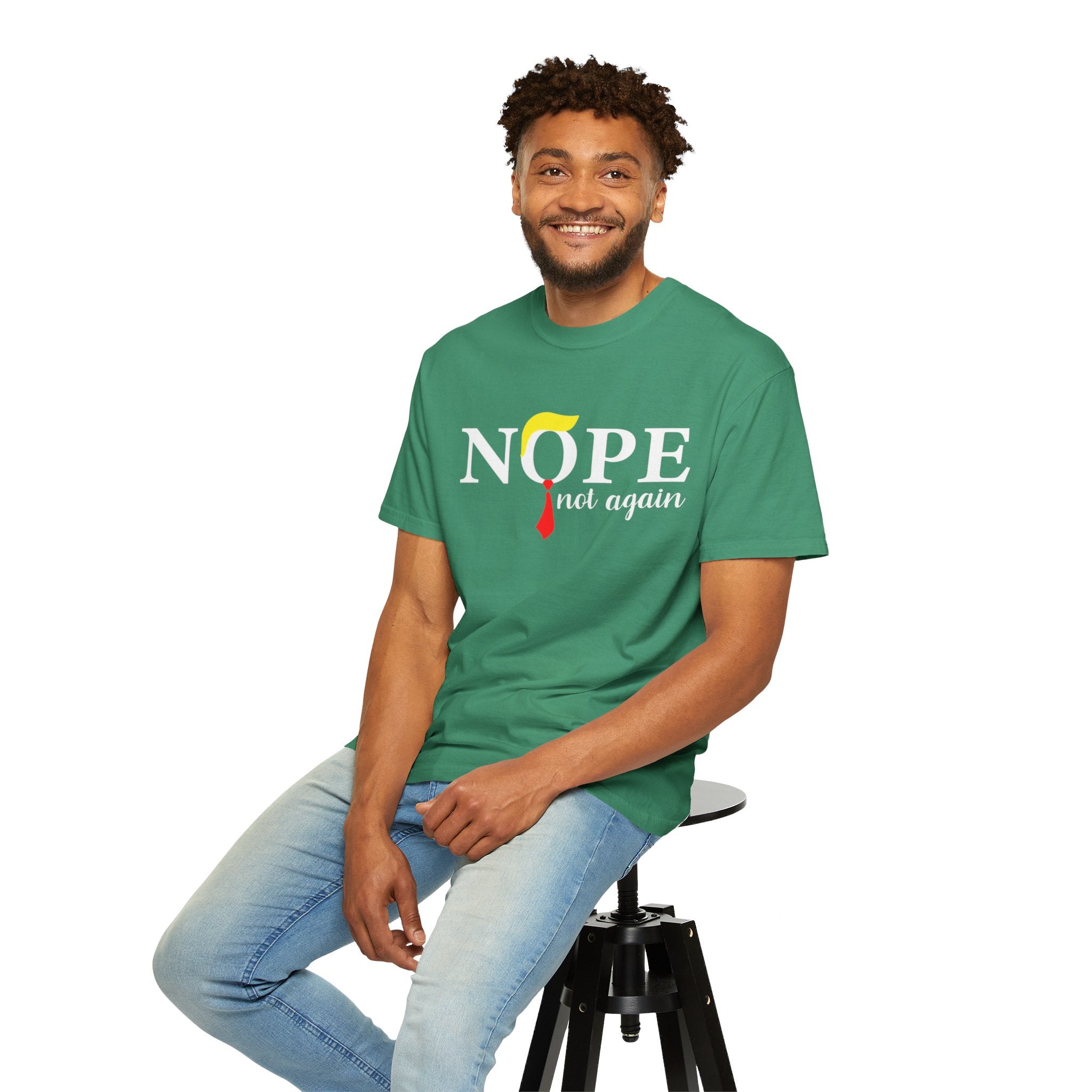 Nope Not Again T-Shirt, Anti-Trump Political T-Shirt, Funny Anti Trump Shirts, Nope Tee, Birthday Gift İdeas For Husband