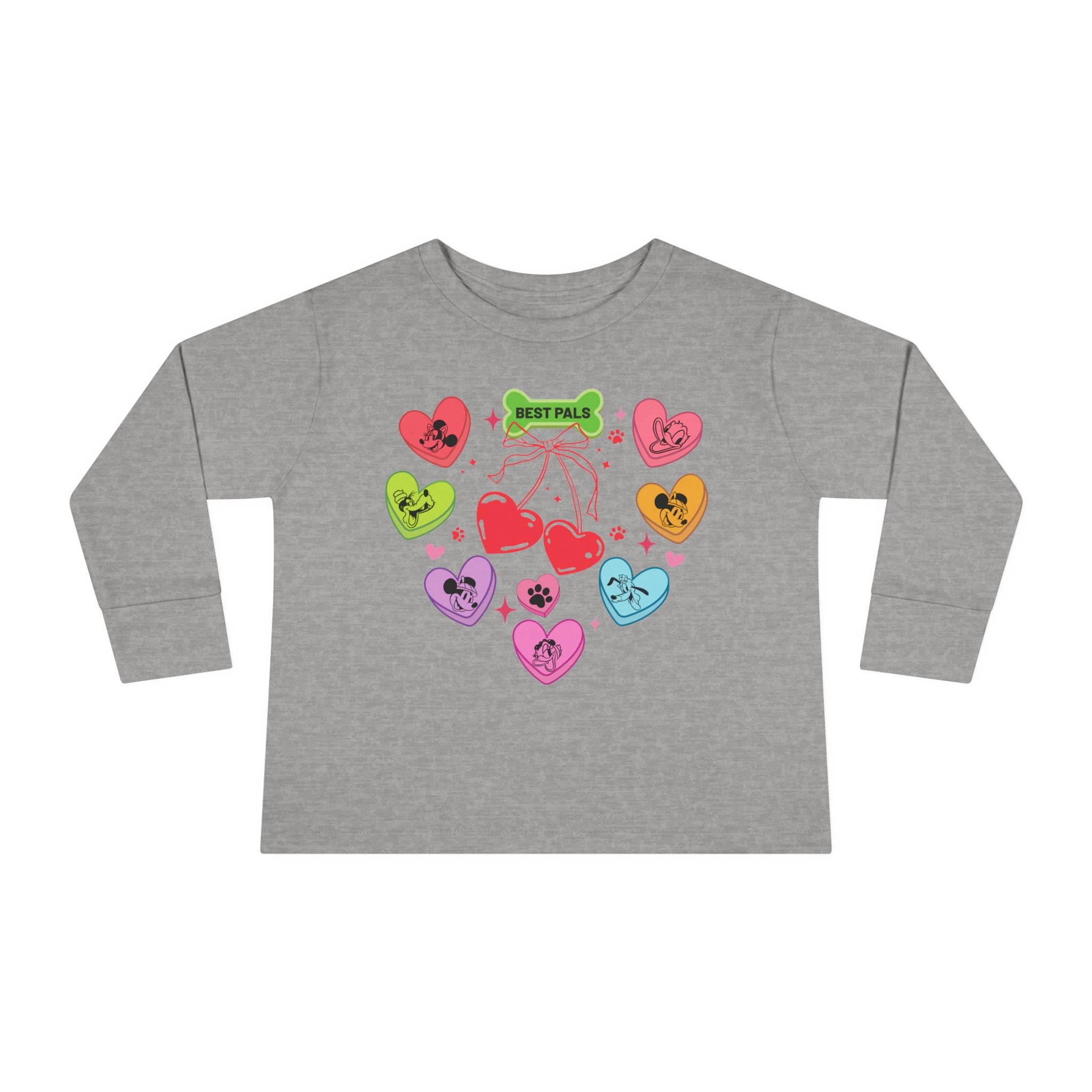 Disney Mickey And Friends Toddler Long Sleeve, Disney Valentines Kids Shirt, Cute Disney Shirt, Mickey And Co Toddler Shirt, Disney Live Shirt