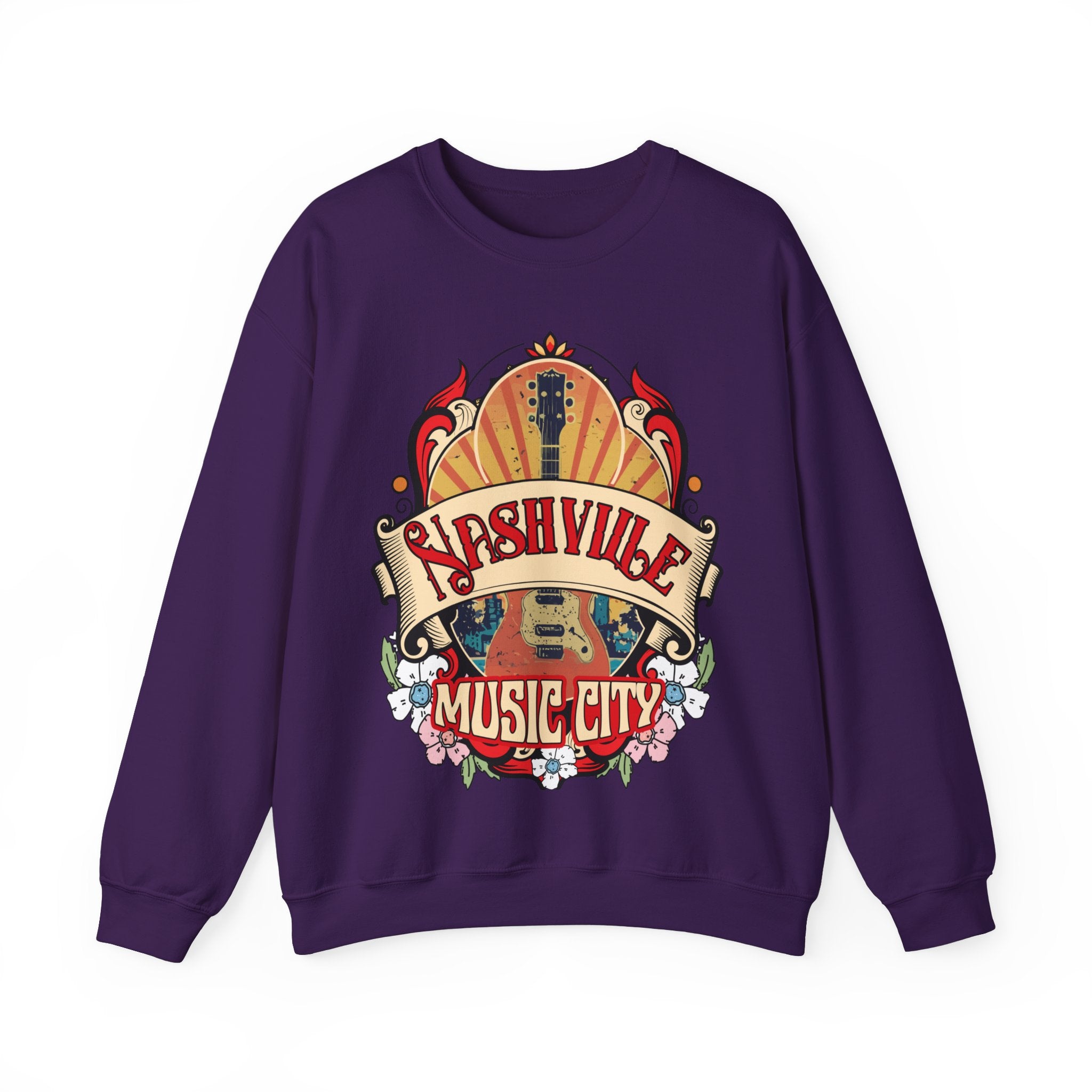 Nashville Tennessee Western Sweatshirt, Country Music Shirt, Vintage Nashville T-Shirt, Country Music Shirt Guitar Tees