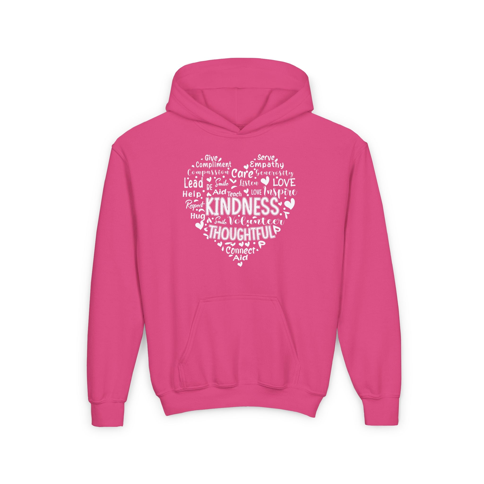 Cute Heart Be Kind Kids Hoodie, Toddler Hoodies, Toddler Birthday Gift Hoodie, Kid Be Kind Hoodies