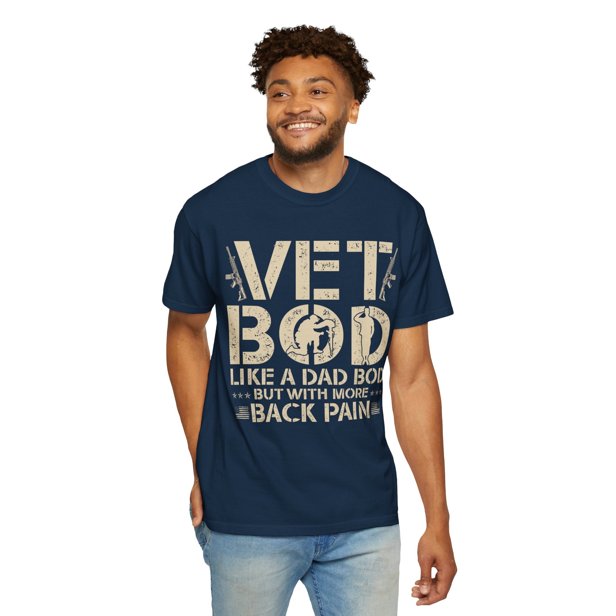 Vet Bod like a dad bod tee, Veteran t-shirt, Back pain shirt, Father day tee, Vet shirt, Army veteran gift, Air force sweatshirt, Father day