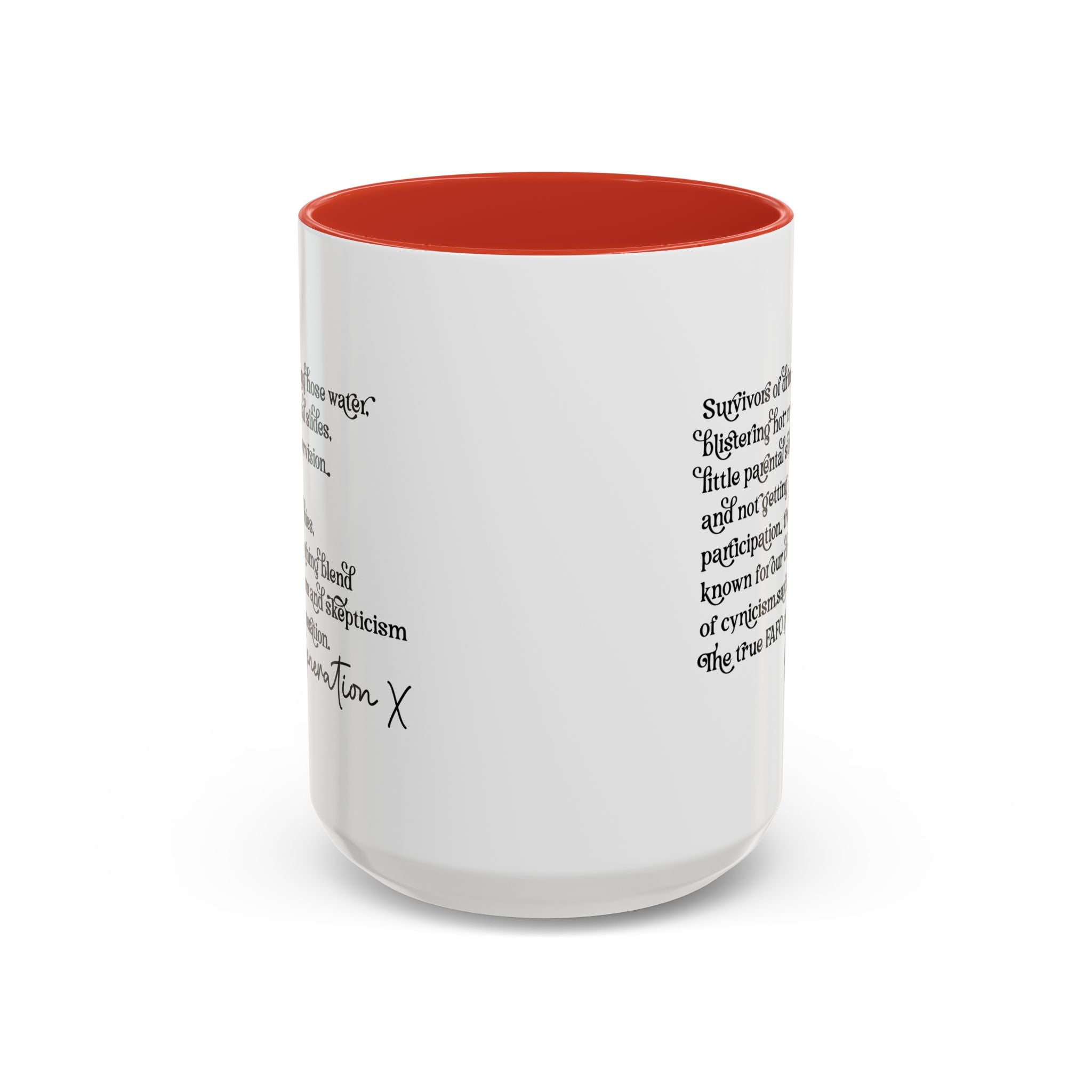 Gen X Raised on Hose Water and Neglect, Generation X, Gen X Gift, Gen X Mug, Funny Gen X Mug, Coffee Mug Cup, Coffee Mug Gift