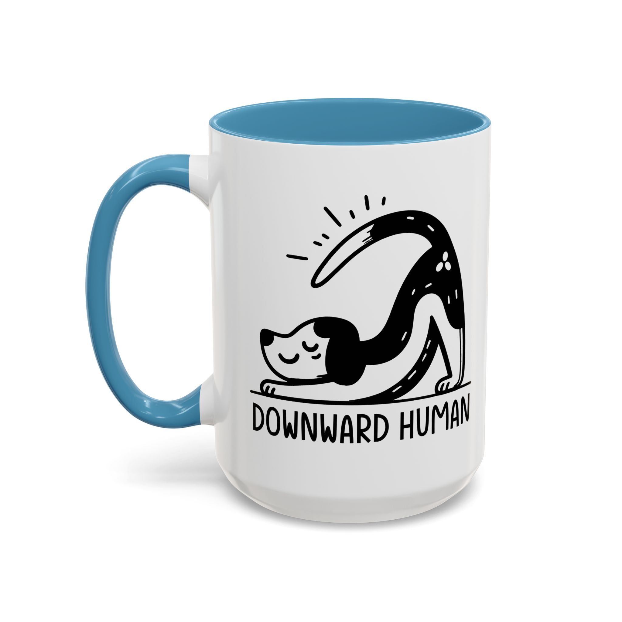 Downward Human Yoga Dog Coffee Mug, Dog Yoga Mug, Dog Owner Gifts, Funny Meditation Gifts, Yogi Pet Owner Gift, Yoga Coffee Mug