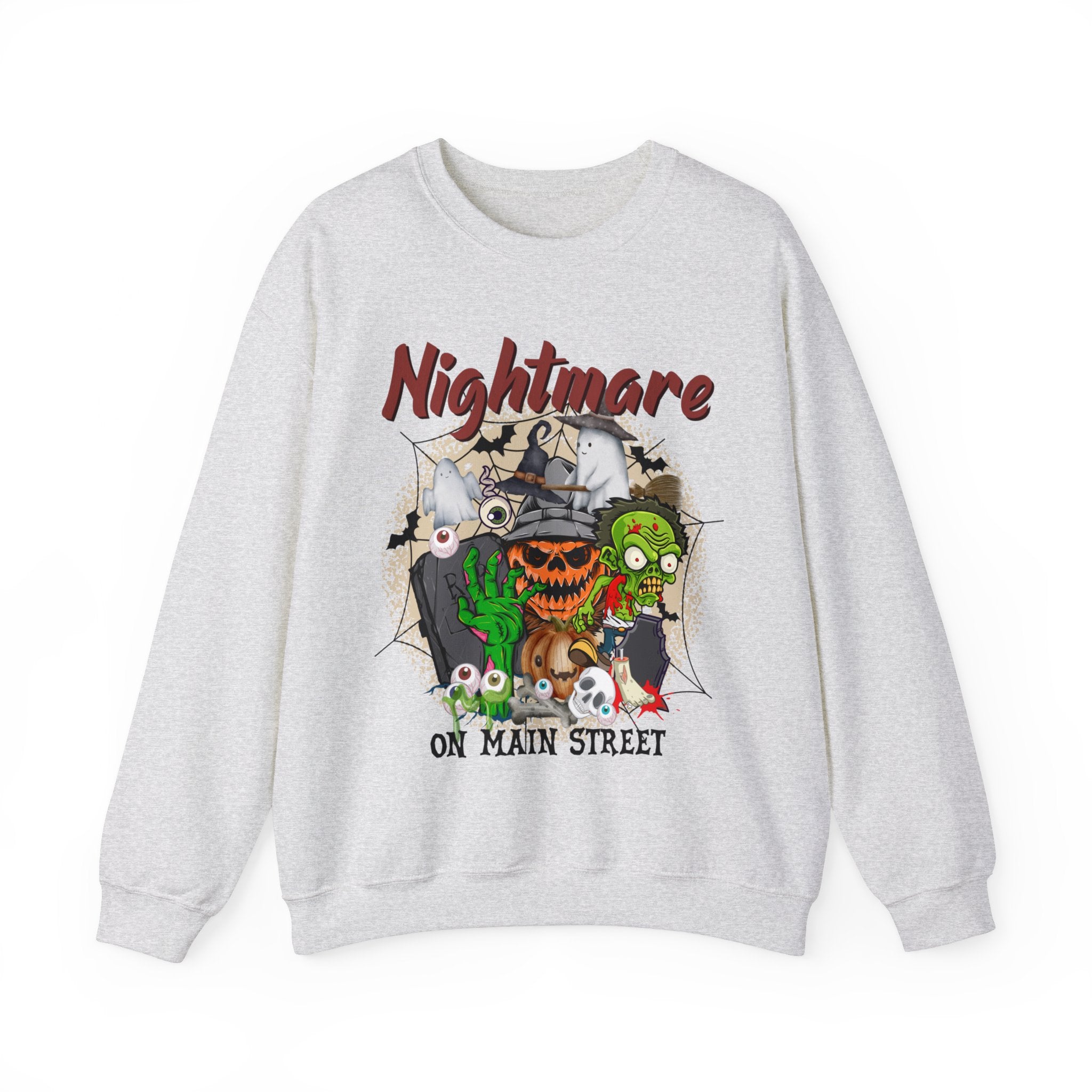 Disneyworld Nightmare On Main Street Sweatshirt, Disneyland Halloween Shirt, Halloween Mickey Minnie Pumpkin Sweater, Halloween Sweatshirt