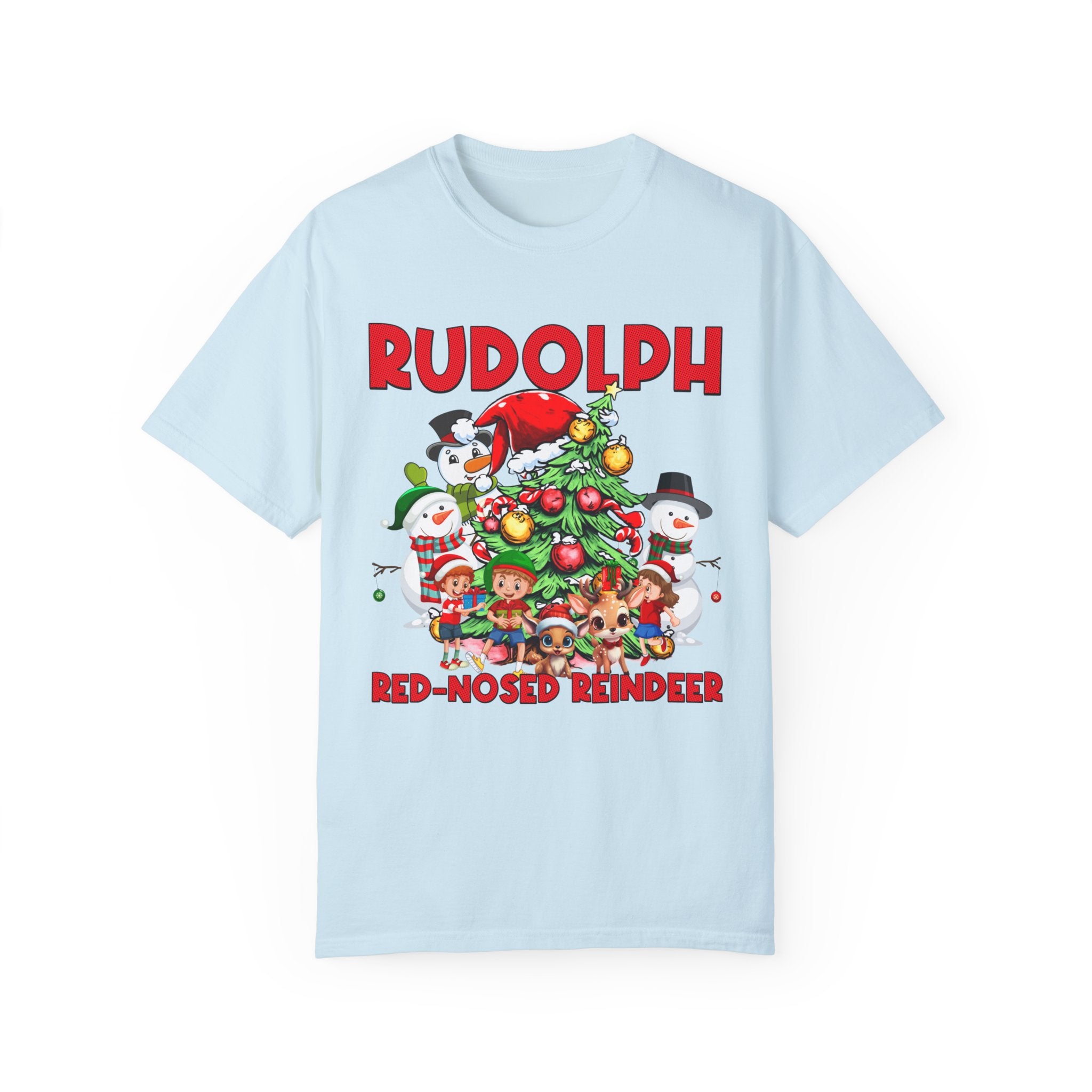 Vintage Rudolph Shirt Gift For New Year, Kids Christmas Shirt, Christmas Reindeer Tshirt, Christmas Cartoon Sweater, Retro Xmas Sweatshirt