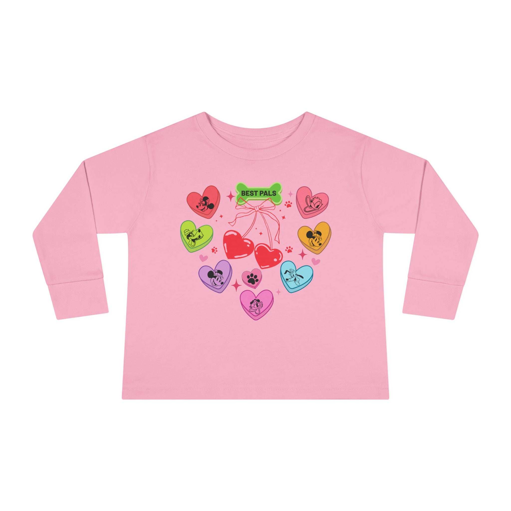 Disney Mickey And Friends Toddler Long Sleeve, Disney Valentines Kids Shirt, Cute Disney Shirt, Mickey And Co Toddler Shirt, Disney Live Shirt