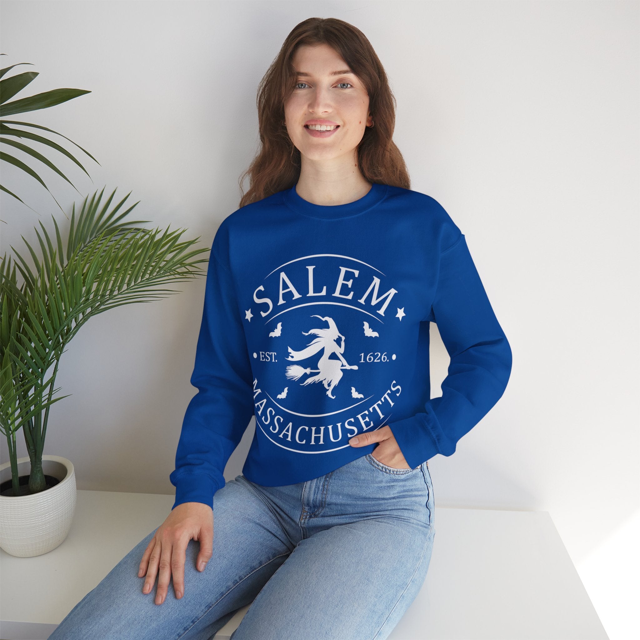 Salem Massachusetts Halloween Sweatshirt, Salem Witches Shirt, Halloween Shirt, Salem Sweatshirt, Salem 1626 Sweatshirt