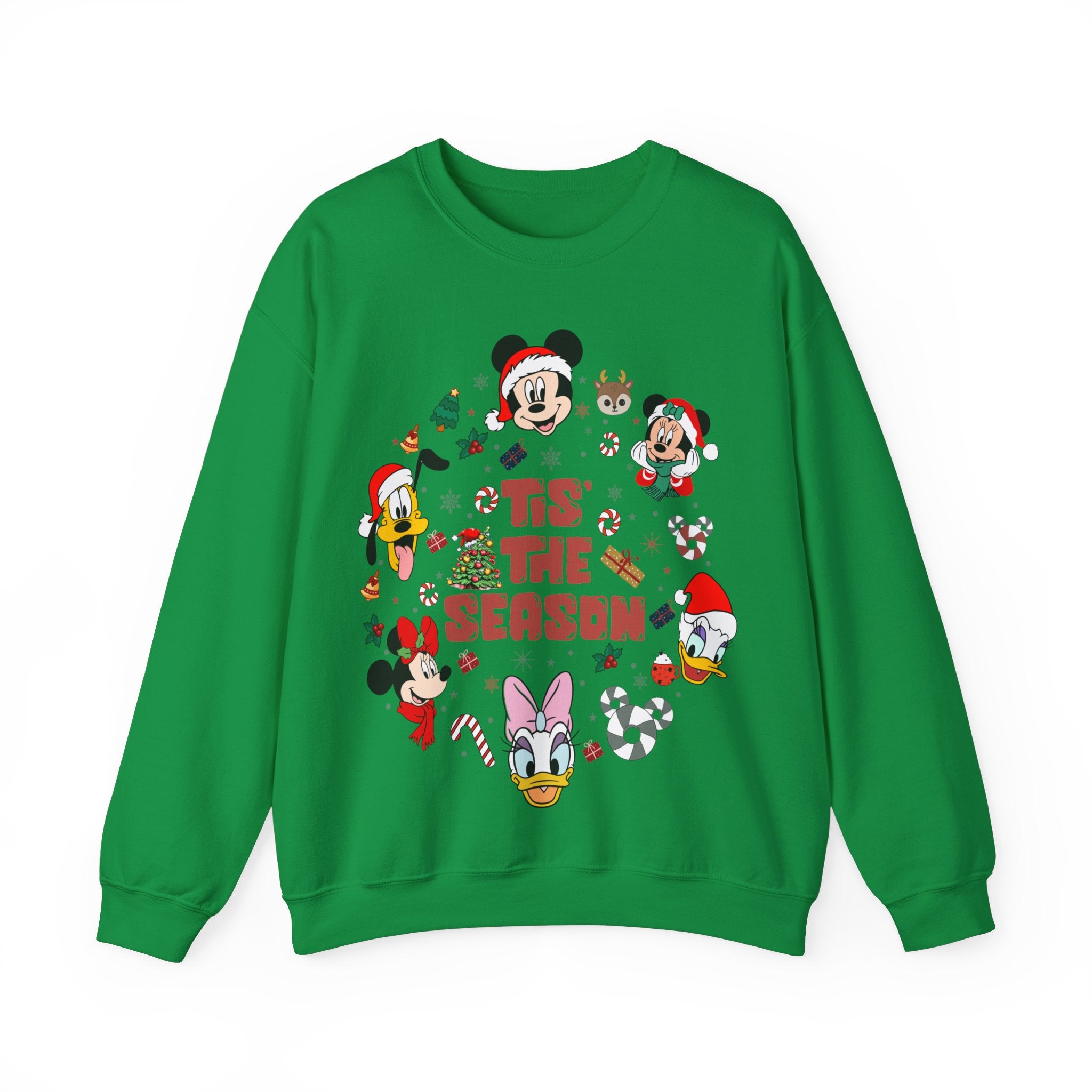 Mickey Tis The Season Sweatshirt, Disney Christmas Tis the Season Sweatshirt, Mickey and Friends Shirt, Disney Christmas Sweater, Tis The Season Shirt