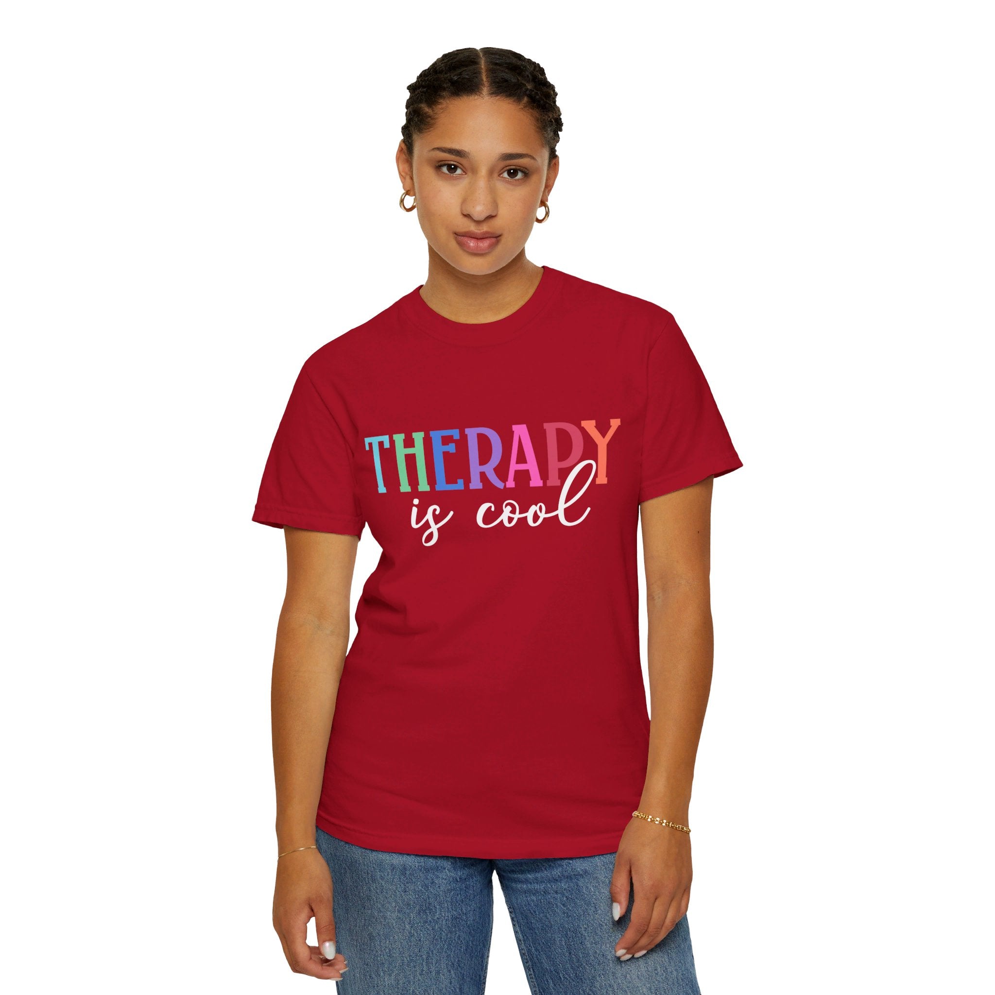 Therapy is Cool Shirt, Mental Health Matters, Gift for Therapist, Anxiety Shirt, School Psychologist Shirt