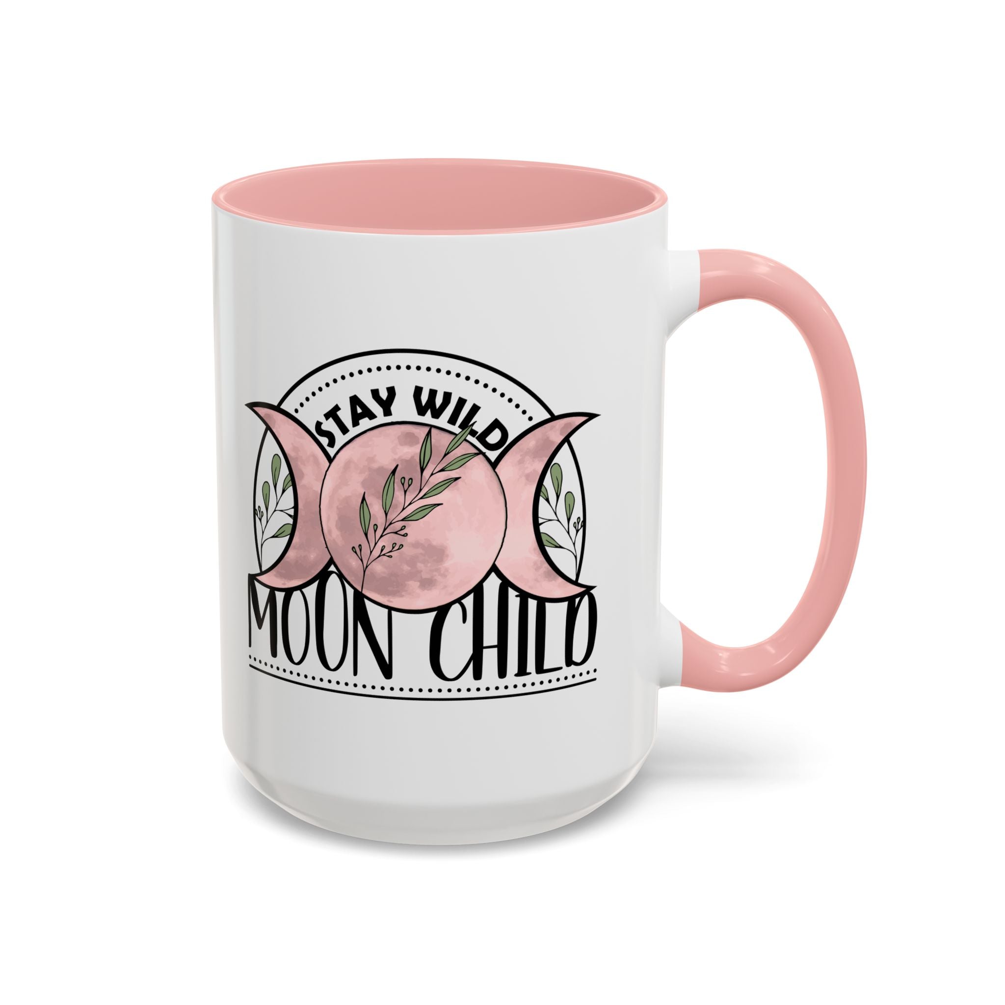 Stay Wild Moon Child Mug, Moon Coffee Mug, Witchy Mug, Mystical Mug, Nature Mug, Gift Mug, Boho Coffee Mug