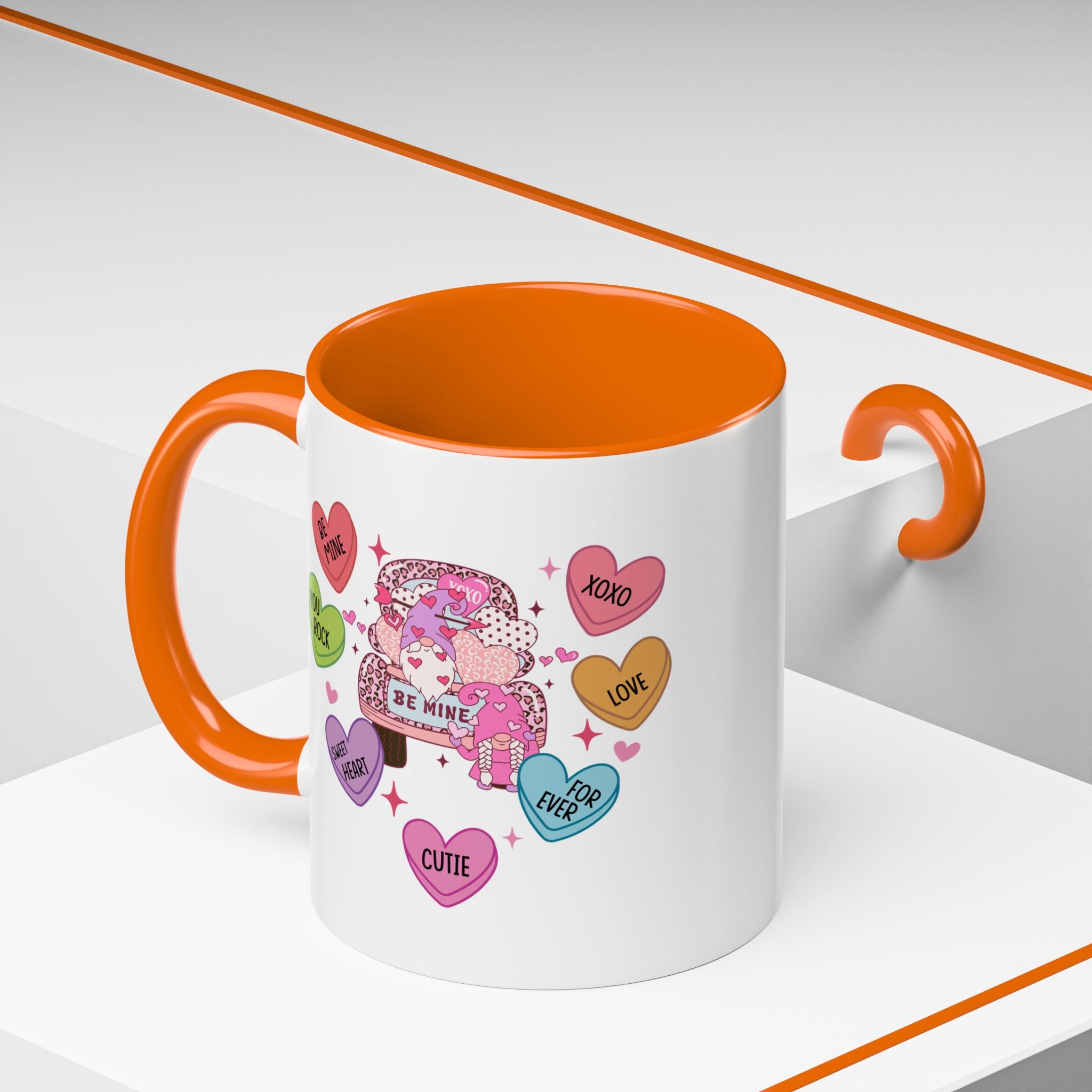Candy Hearts Coffee Mug, Valentine's Conversation Hearts Mug, Valentines Day Coffee Mug, 15 oz 11 oz Mug, Pink Hearts Coffee Mug, Valentines Kitchen, Gift for Her