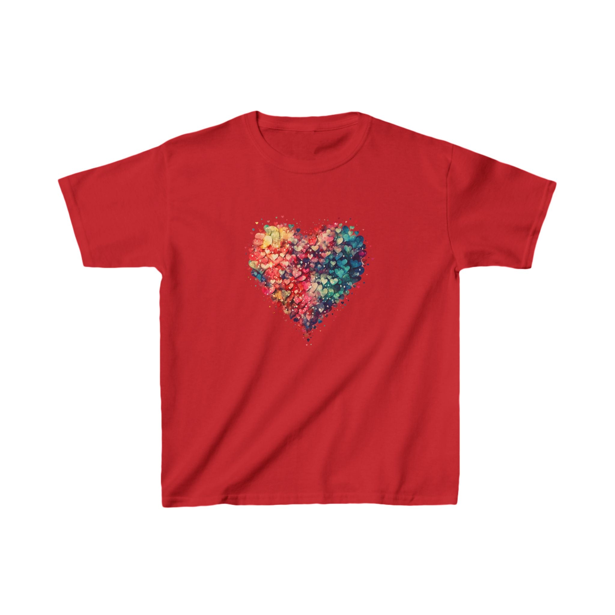 Watercolor Heart Kids Shirt, Love Heart Kids Tee, Watercolor Shirt, Valentine's Day Tee, Valentine's Day Tee, Cute Heart, Teachers Valentines