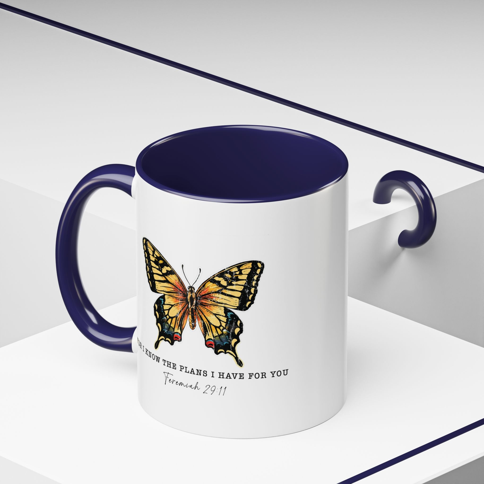 Religious Coffee Mug, Jesus Mug, For I Know The Plans I Have For You, Christian Cup, Faith Mug, Bible Verse