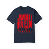 On Friday We Wear Red T-shirt, We Wear Red Remember Everyone Deployed, American Flag Military Shirt, American Flag Us Veteran T-shirt