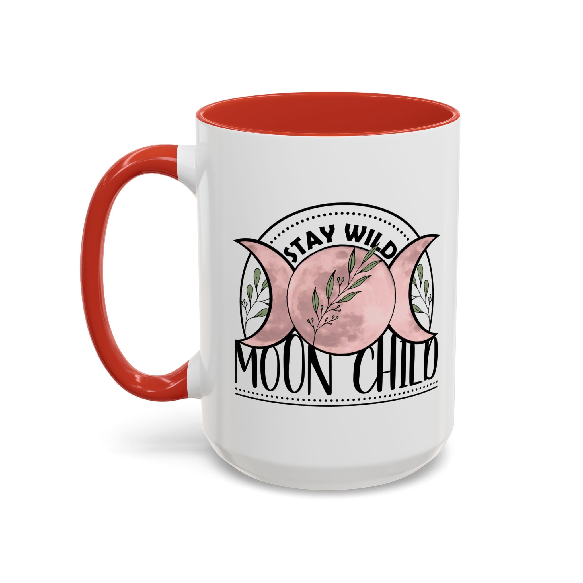 Stay Wild Moon Child Mug, Moon Coffee Mug, Witchy Mug, Mystical Mug, Nature Mug, Gift Mug, Boho Coffee Mug