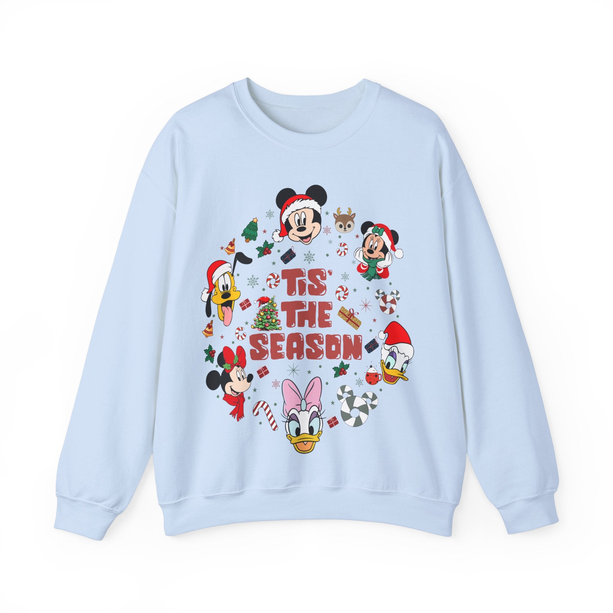 Mickey Tis The Season Sweatshirt, Disney Christmas Tis the Season Sweatshirt, Mickey and Friends Shirt, Disney Christmas Sweater, Tis The Season Shirt