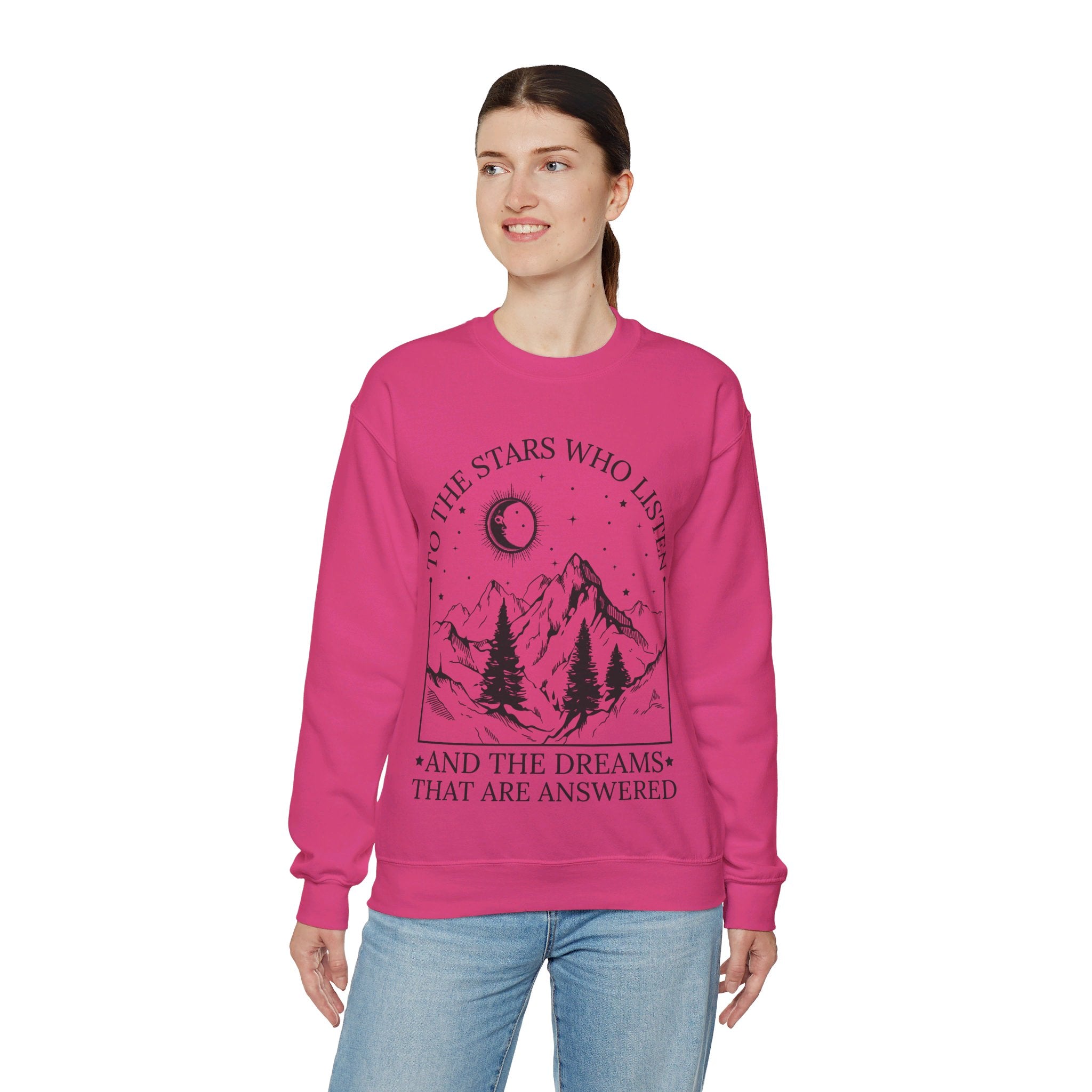 To The Stars Who Listen And The Dreams That Are Answered Sweatshirt, Velaris City Of Starlight Shirt, The Night Court Shirt, SJM Shirt, ACOTAR Shirt