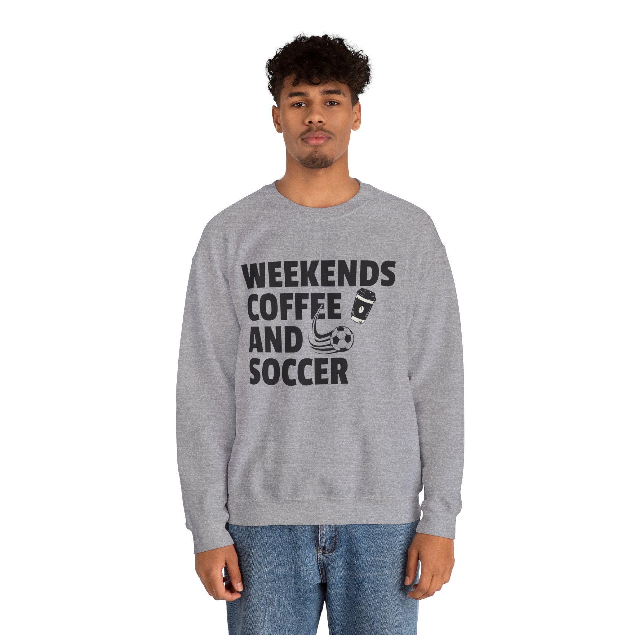 Weekends Coffee Soccer Sweatshirt, Soccer Sweatshirt, Soccer Mom Sweater, Game Day Sweatshirt, Soccer Gift, Soccer Shirt