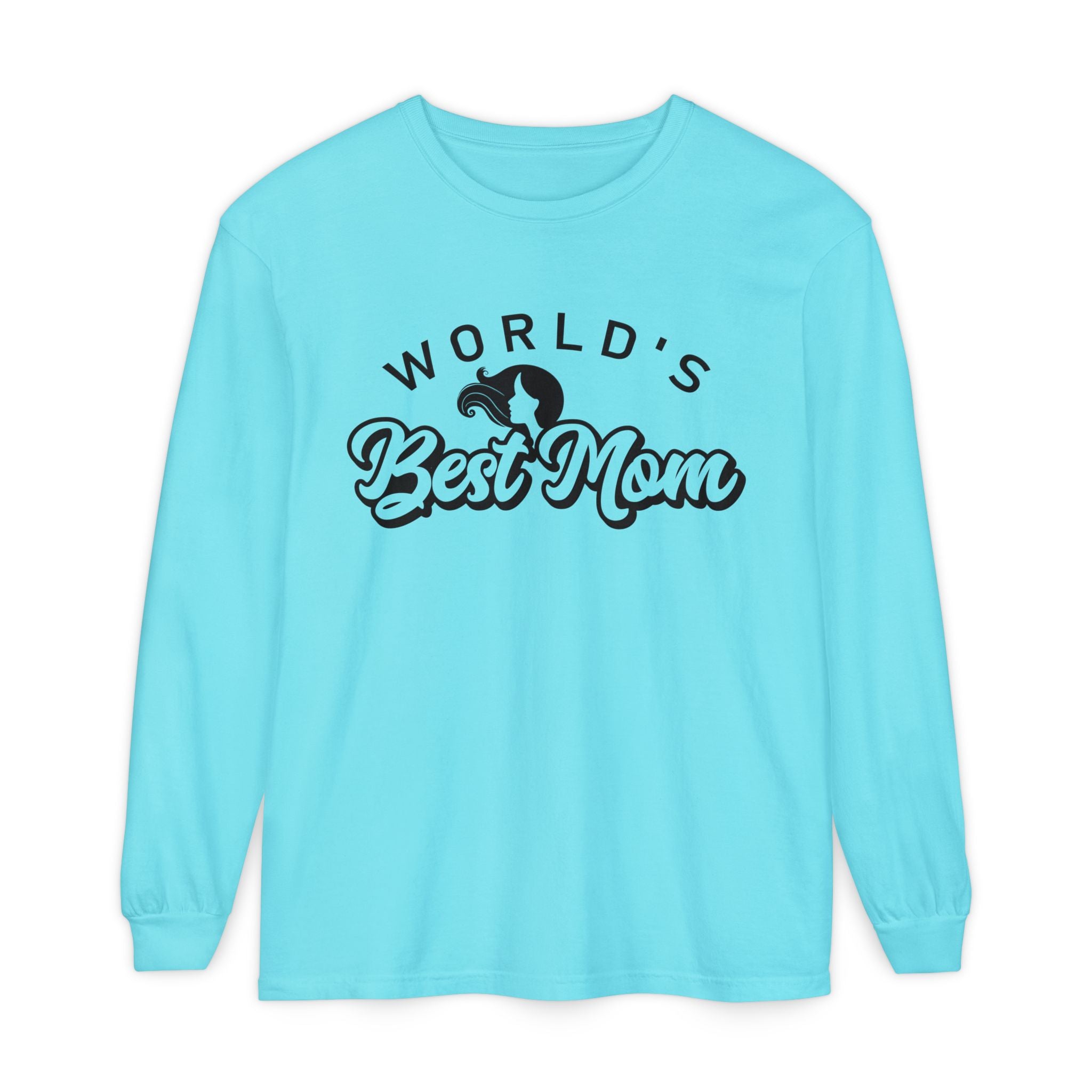 World's Best Mom Long Sleeve T-Shirt, World's Best Mom, Mother's Day Shirt, Gift for Mama, Cute Mom Shirt, Mother's Day Gift Shirt