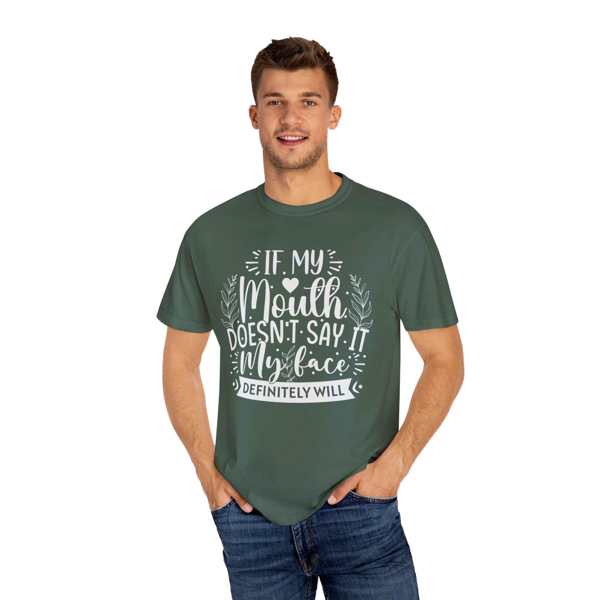 If My Mouth Doesn't Say It My Face Definitely Will Shirt for Women, Funny Sarcastic Shirts, Funny Gift Shirt, Funny Graphic Tees