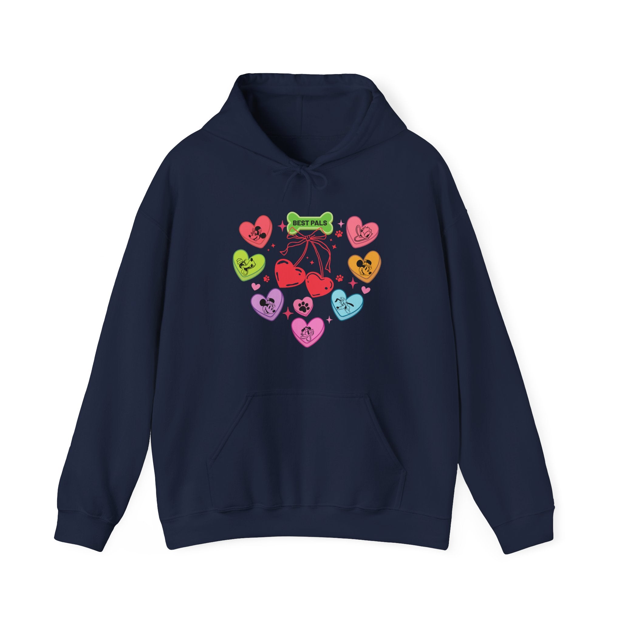 Mickey And Friends Valentine Hoodie, Disney Hearts Hoodie, Love Sweat, Disney Valentines Sweatshirt, Valentines Day Gift, Couple Hoodie