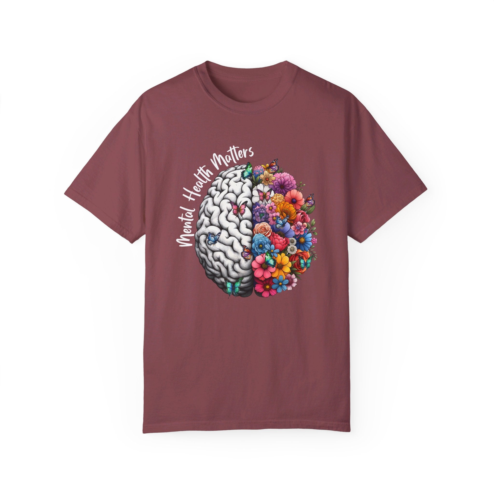 Mental Health Matters, Mental Health Shirt, School Psychologist Shirt, Inspirational Shirts, Mental Health Awareness Tee, Cute Brain Shirt