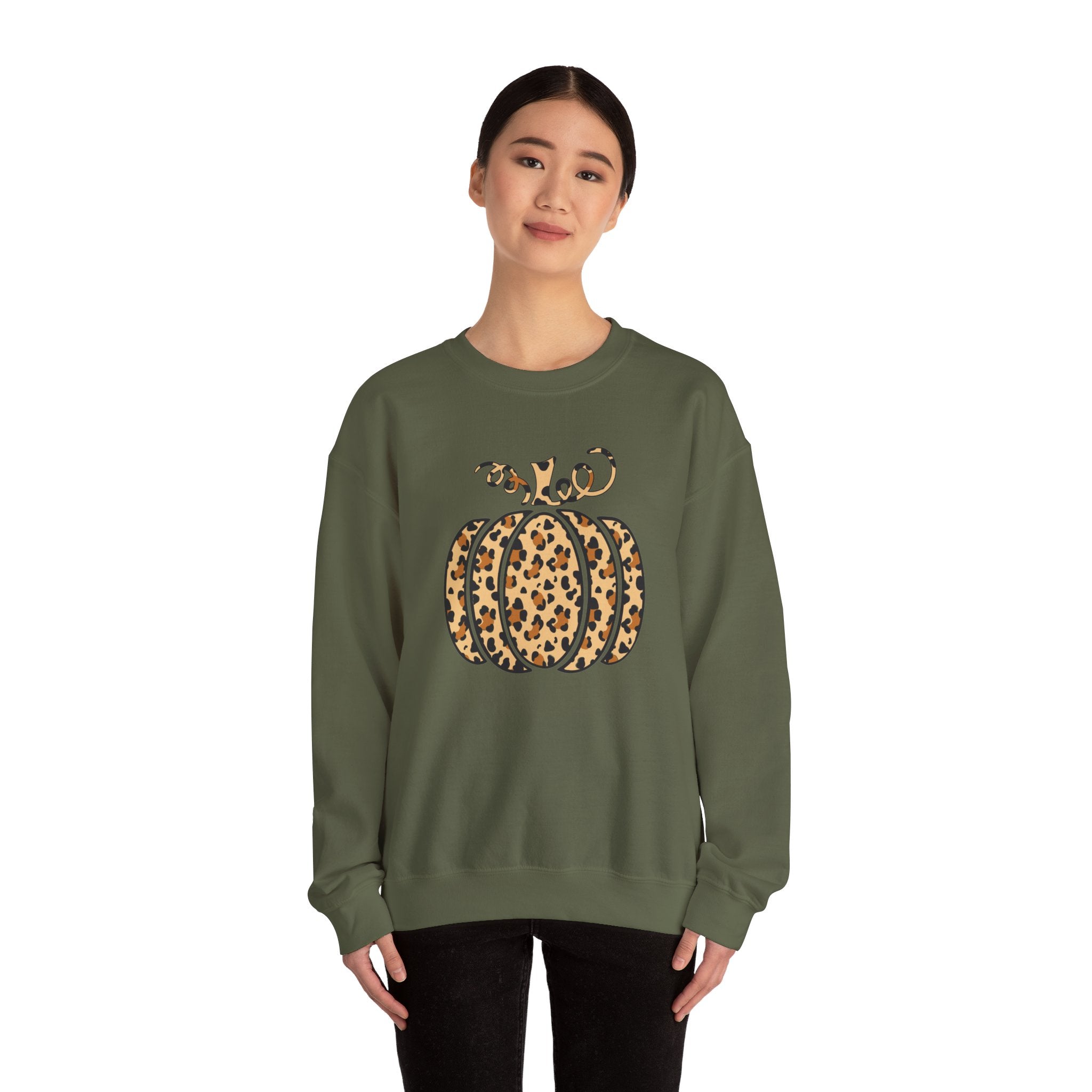 Leopard Pumpkin Sweatshirt, Cheetah Pumpkin Shirt, Thanksgiving Shirt, Thankful Shirt, Fall Shirt, Hello Pumpkin