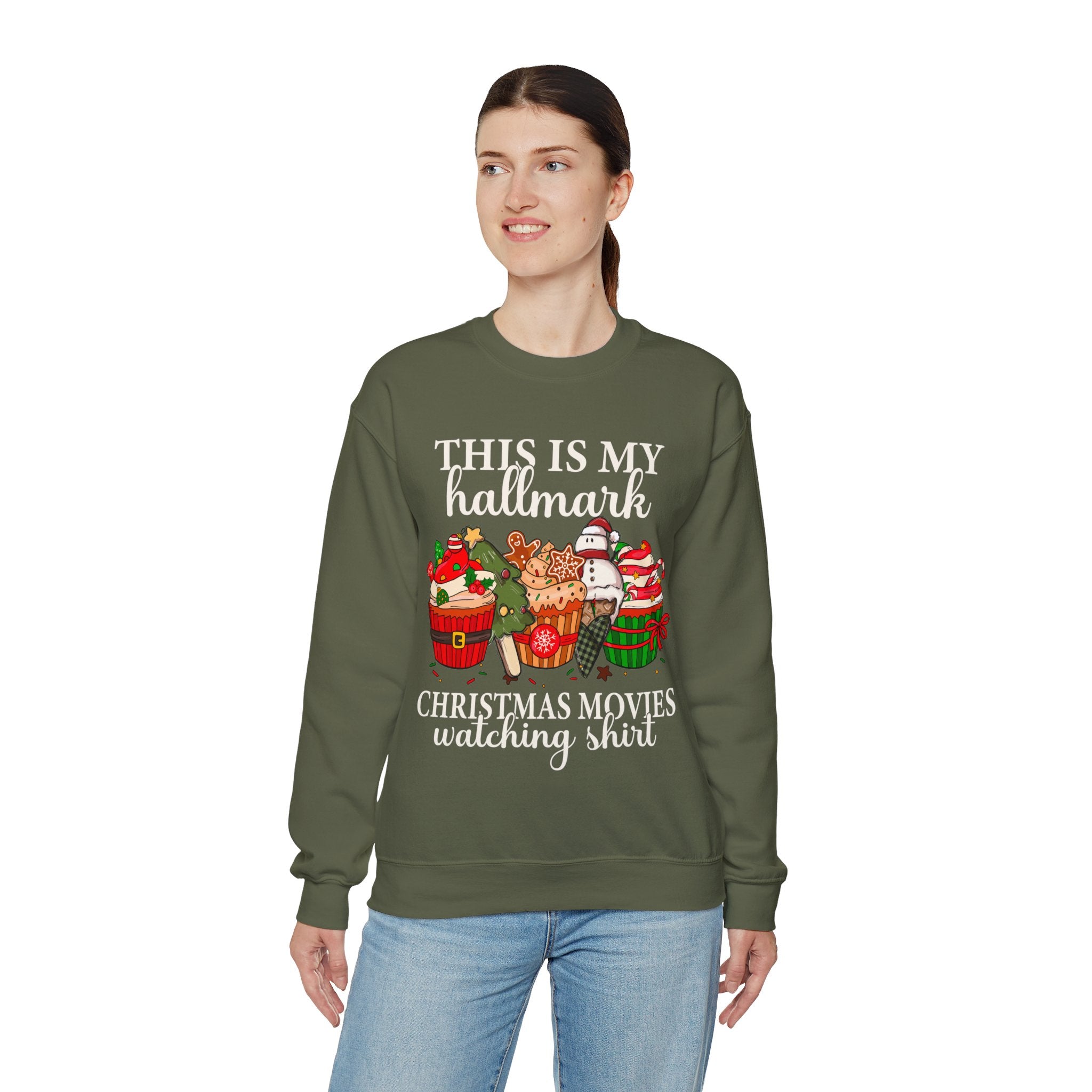 This is My Hallmark Christmas Movie Watching Sweatshirt, Hallmark Christmas Movies Shirt, Holiday Spirit Shirt, Hallmark Sweatshirt