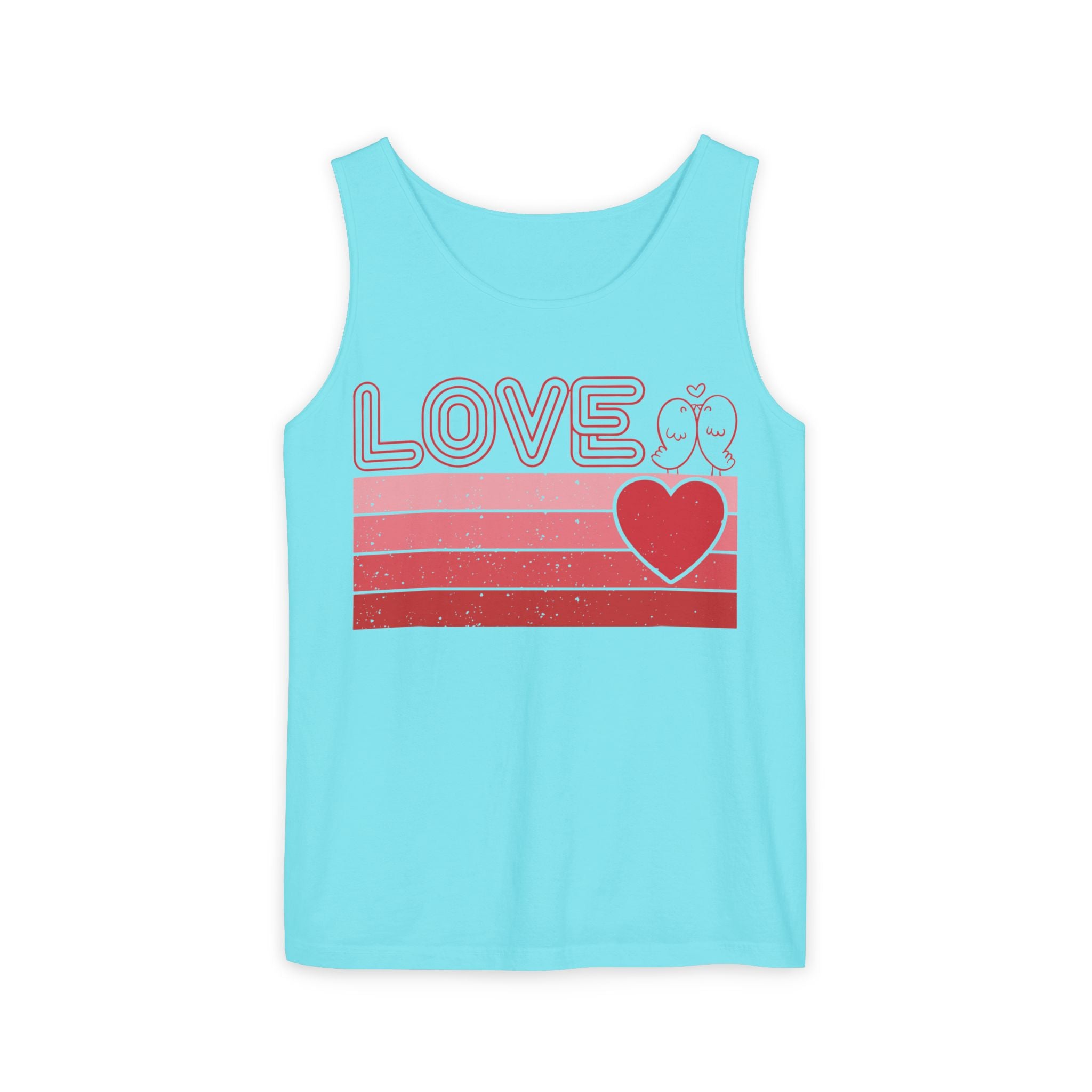 Retro Love Valentines Day Tank Top, Valentines Day Shirts For Woman, Heart Tank Top, Cute Valentine Shirt, Valentines Day Gift, Valentines Gift