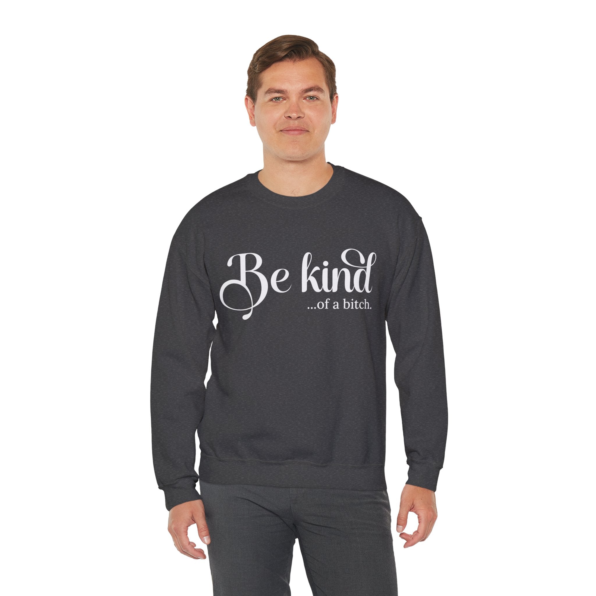 Be Kind of a Bitch Sweatshirt, Funny Sweatshirt, Funny Gift Sarcastic Shirt, BE KIND Sweater, Woman Crewneck, Funny Quote Tee, Gift for Her