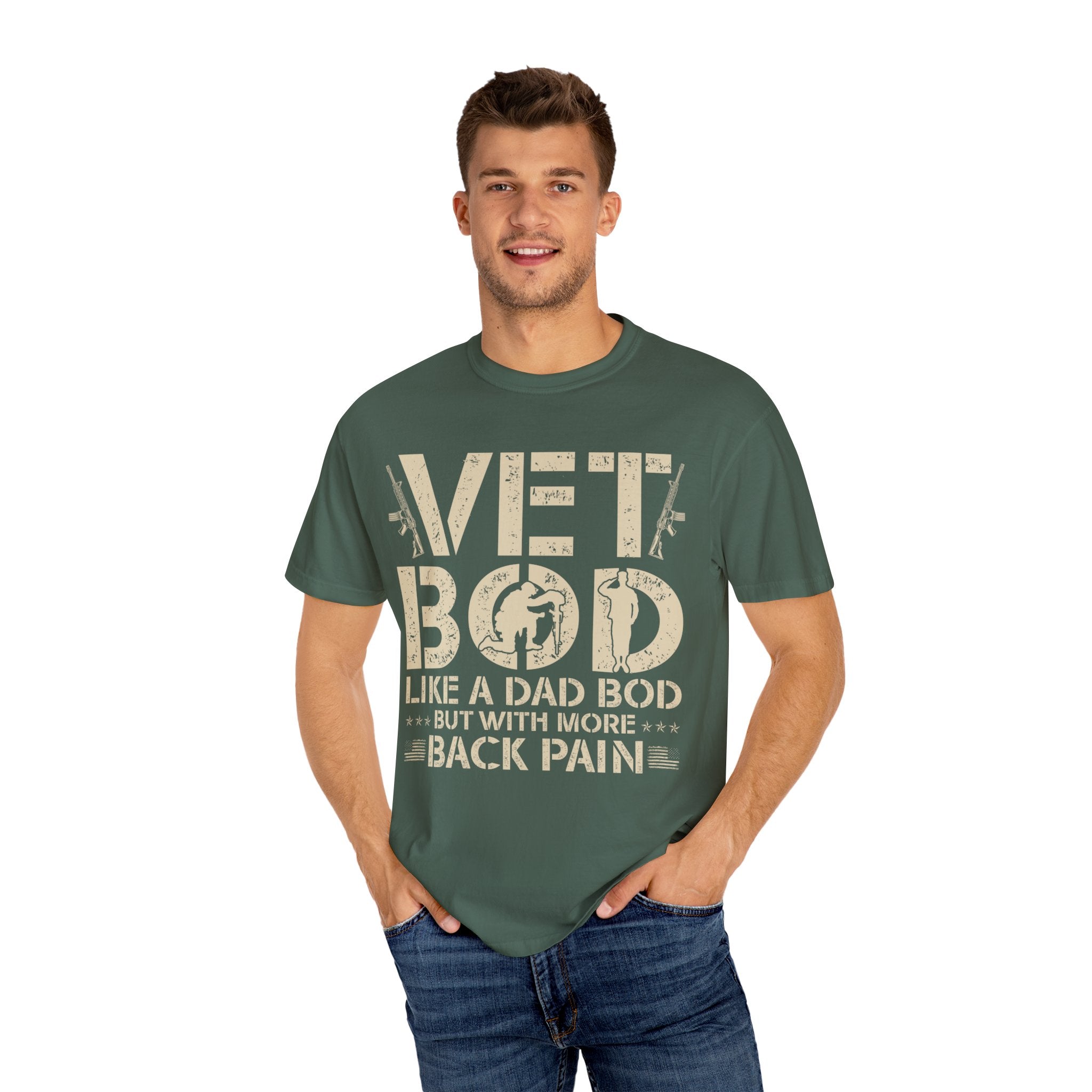 Vet Bod like a dad bod tee, Veteran t-shirt, Back pain shirt, Father day tee, Vet shirt, Army veteran gift, Air force sweatshirt, Father day