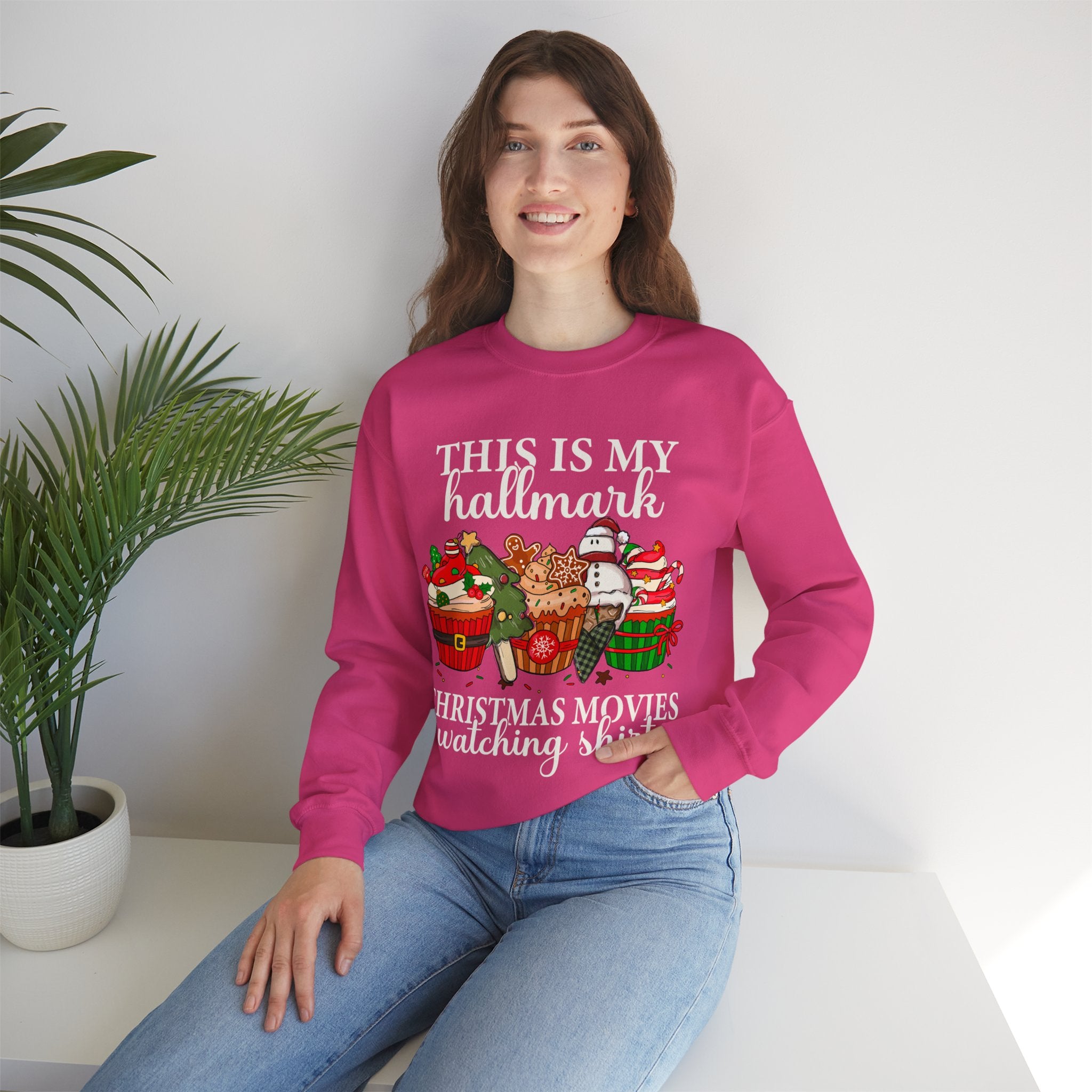 This is My Hallmark Christmas Movie Watching Sweatshirt, Hallmark Christmas Movies Shirt, Holiday Spirit Shirt, Hallmark Sweatshirt