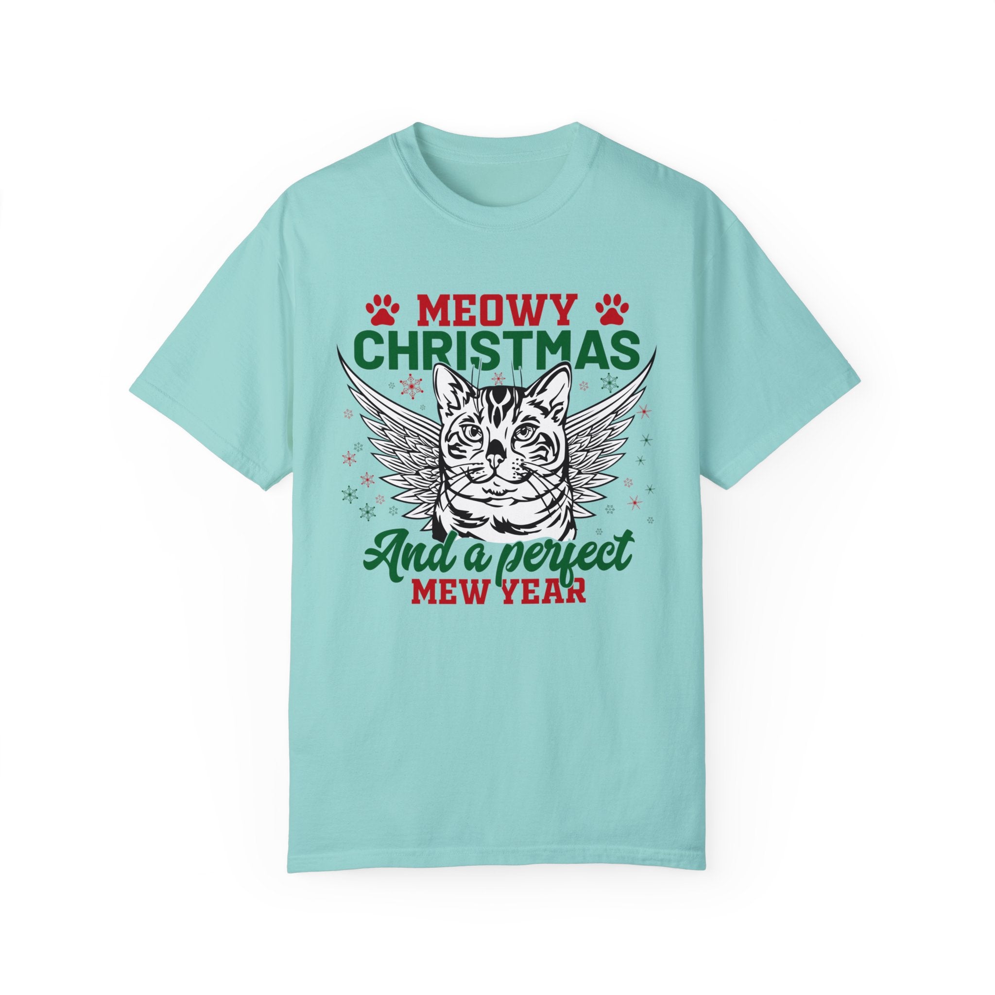 Cat Christmas Shirt Gift For Cat Lovers, Catmas Shirt, Meowy Tshirt, Cat Mom New Year Gift, Christmas Party, Christmas Meowy shirt