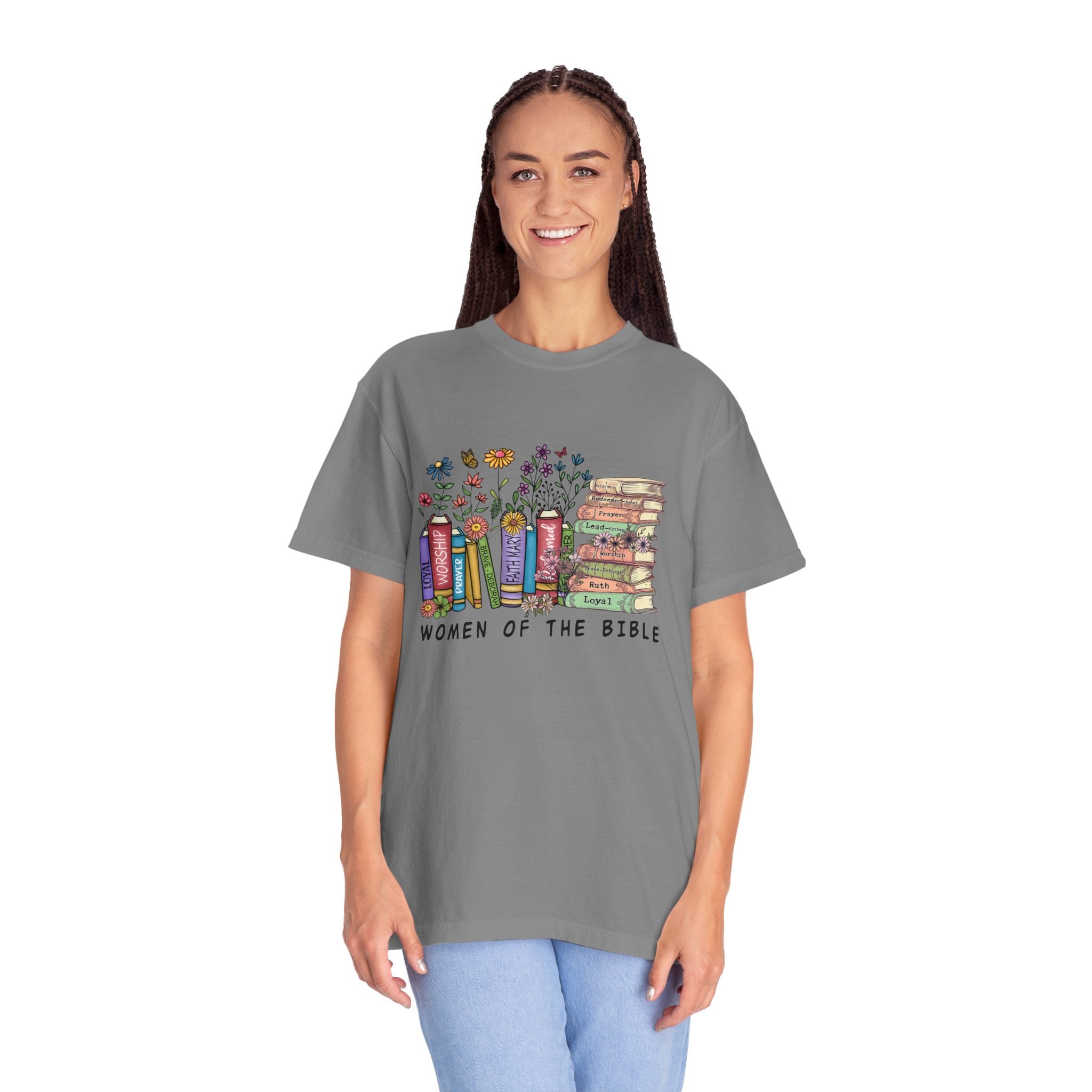 Women Of The Bible Shirt, Christian Women Tee, Bible Verse Shirt, Book Lover Shirt, Floral Shirt, Jesus Shirt, Bible Quote Shirt, Religious Tee