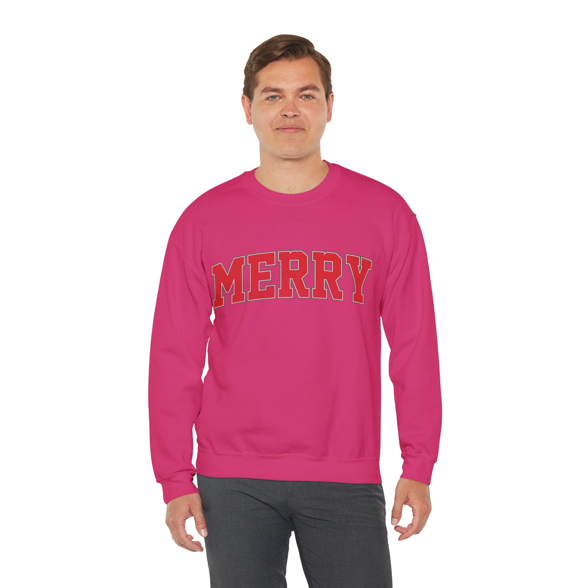 Merry Christmas Sweatshirt, Christmas Shirts, Cute Winter Sweater, Christmas Shirt for Women, Christmas Crewneck Sweatshirt, Holiday Sweater