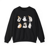 Ghost Cat Sweatshirt, Cat Halloween Shirt, Cat Ghost T-Shirt, Cat Lover Tshirt, Spooky Season Shirt, Halloween Sweater,Trendy Halloween Gift
