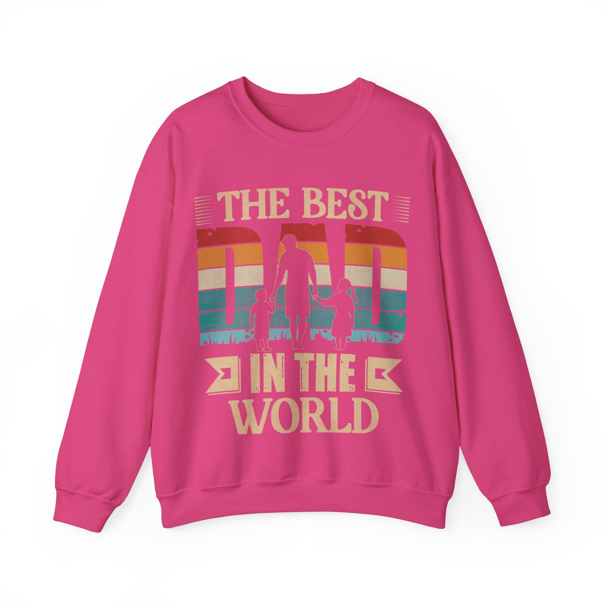 The Best Dad In The World Sweatshirt, World's Best DAD Gift, Gift from Son Daughter to Dad, Worlds Greatest Dad Shirt, Happy Fathers Day Sweatshirt