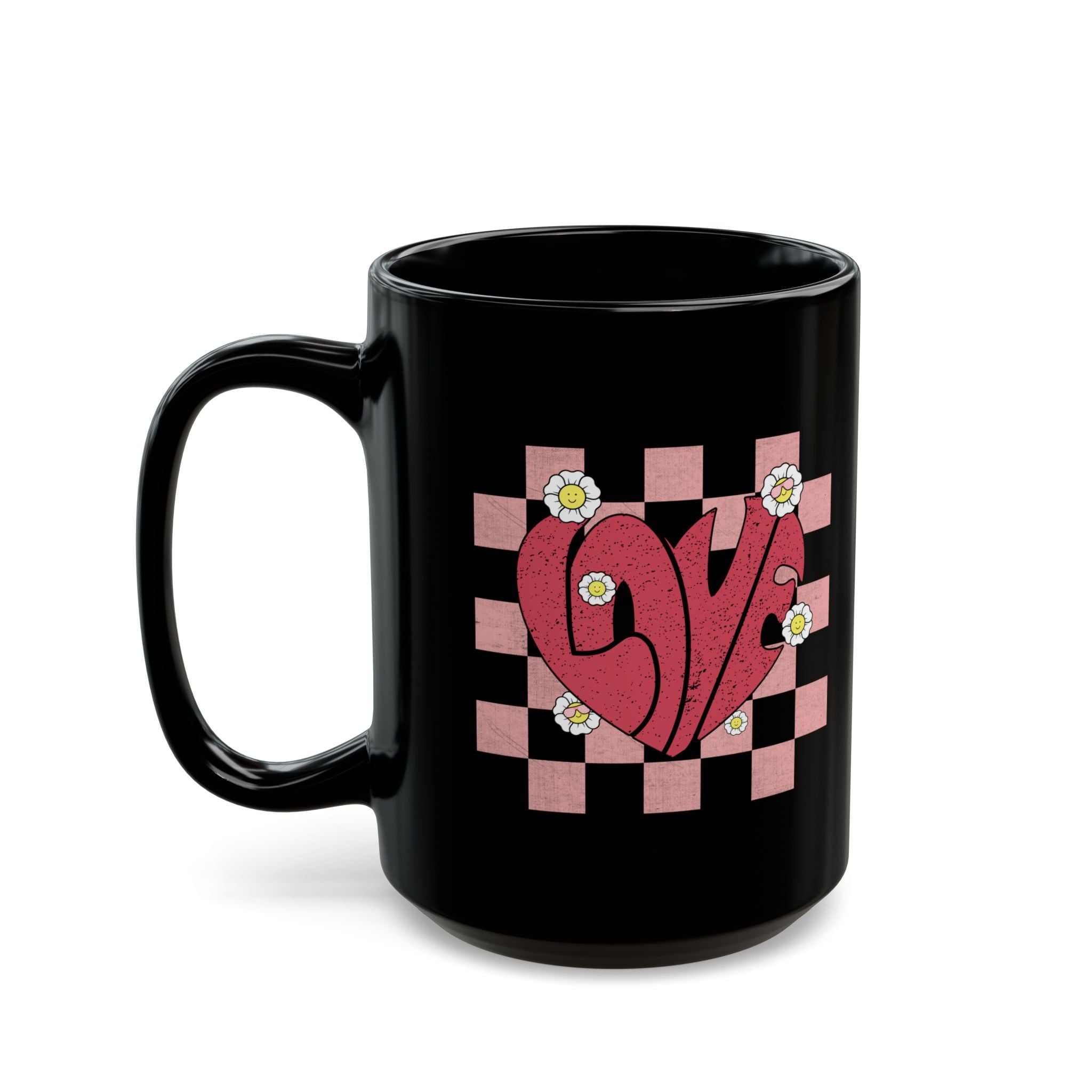 Retro Love Coffee Mug, Valentine's Coffee Mug, Husband Gift, Wife Gift, Girlfriend Gift, Boyfriend Gift, Birthday Gift