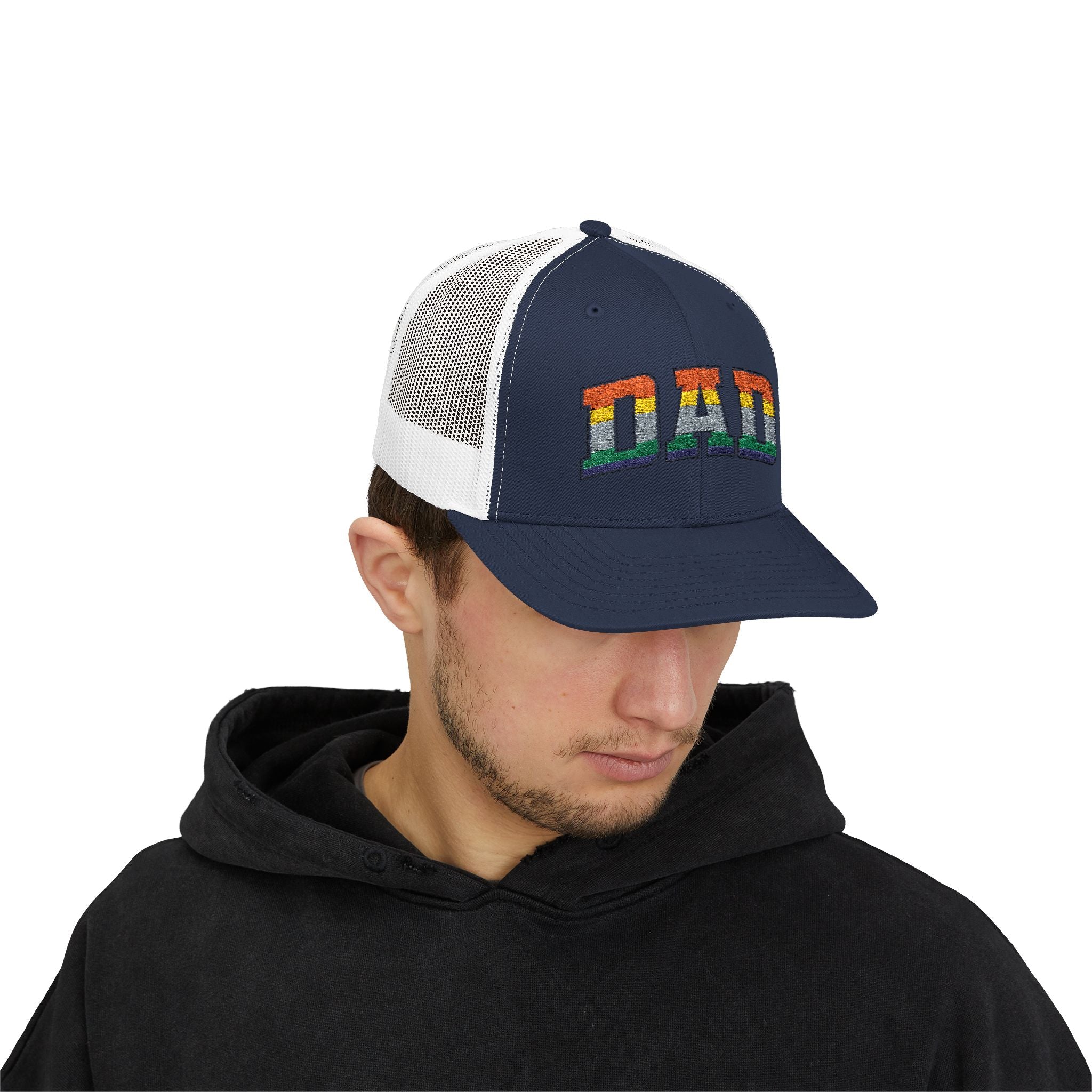 Dad Embroidered Trucker Cap, New Dad Gift, Dad Pregnancy Reveal, Dad Hat, Father's Day Gifts from Kids, Birthday Gift for Dad, Gift for Him