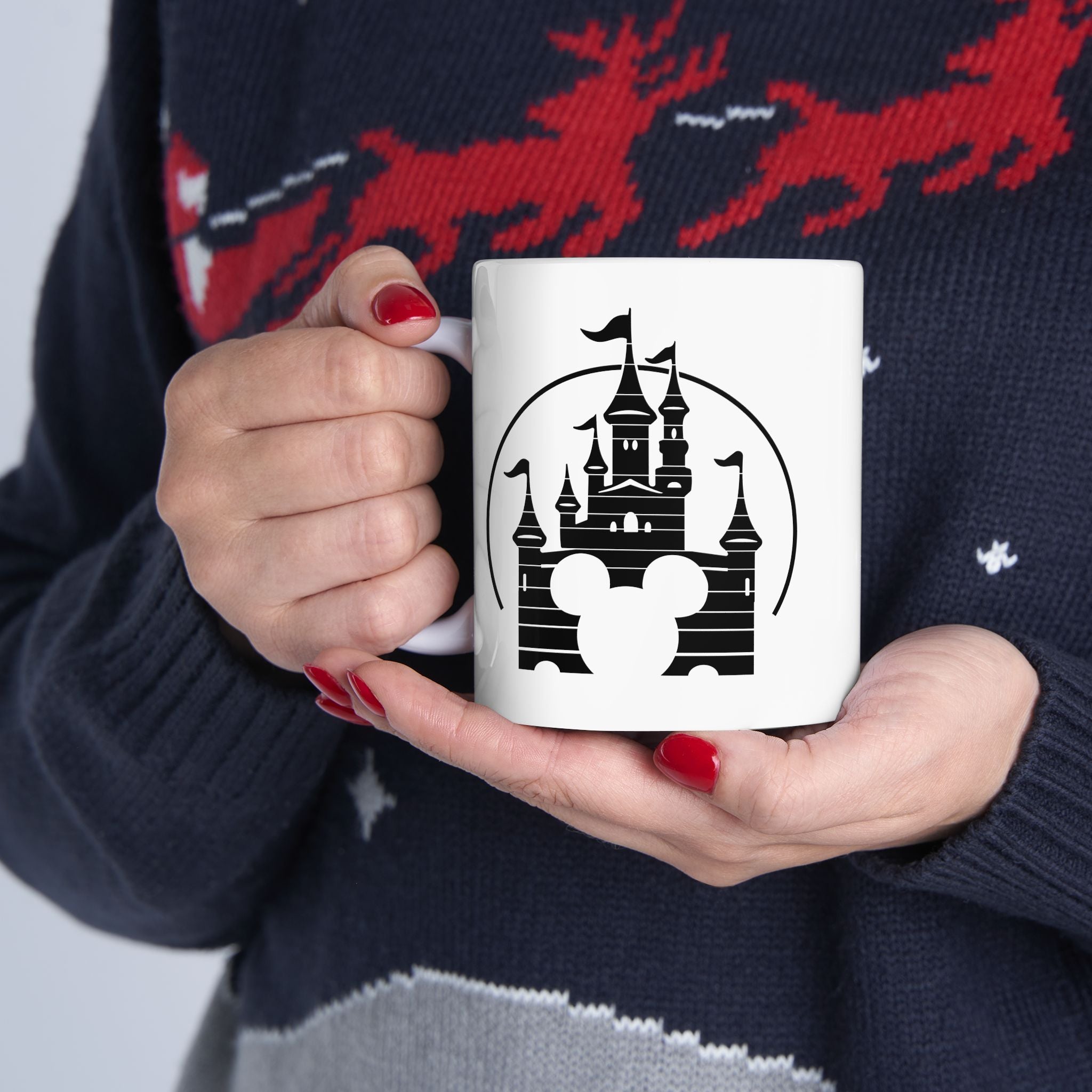 Disney Castle Family Mug, Disney Vacation Coffee Mug, Retro Castle Cup, Disney Mickey Minnie Mug, Disneyland Coffee Cup, Magic Kingdom Mug