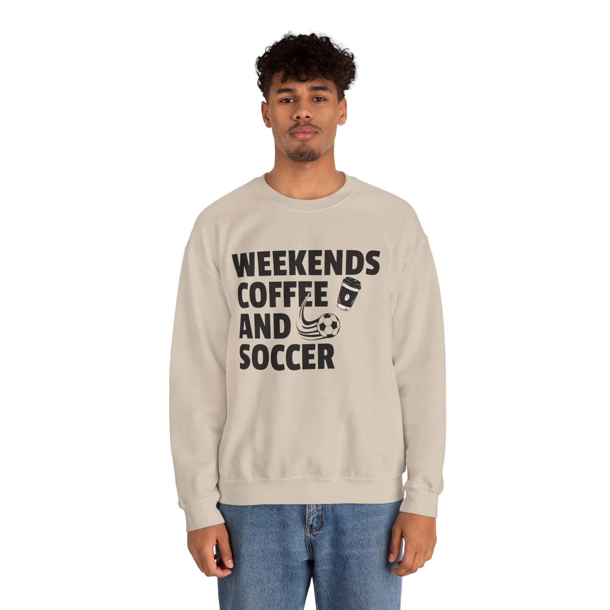 Weekends Coffee Soccer Sweatshirt, Soccer Sweatshirt, Soccer Mom Sweater, Game Day Sweatshirt, Soccer Gift, Soccer Shirt