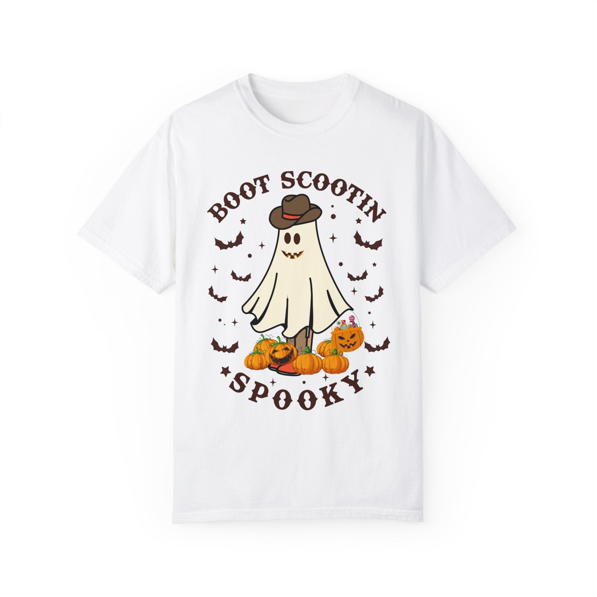 Boot Scootin Spooky Shirt, Halloween Shirt, Cowboy Ghost Shirt, Western Halloween Shirt, Cute Spooky Shirt, Halloween Gift