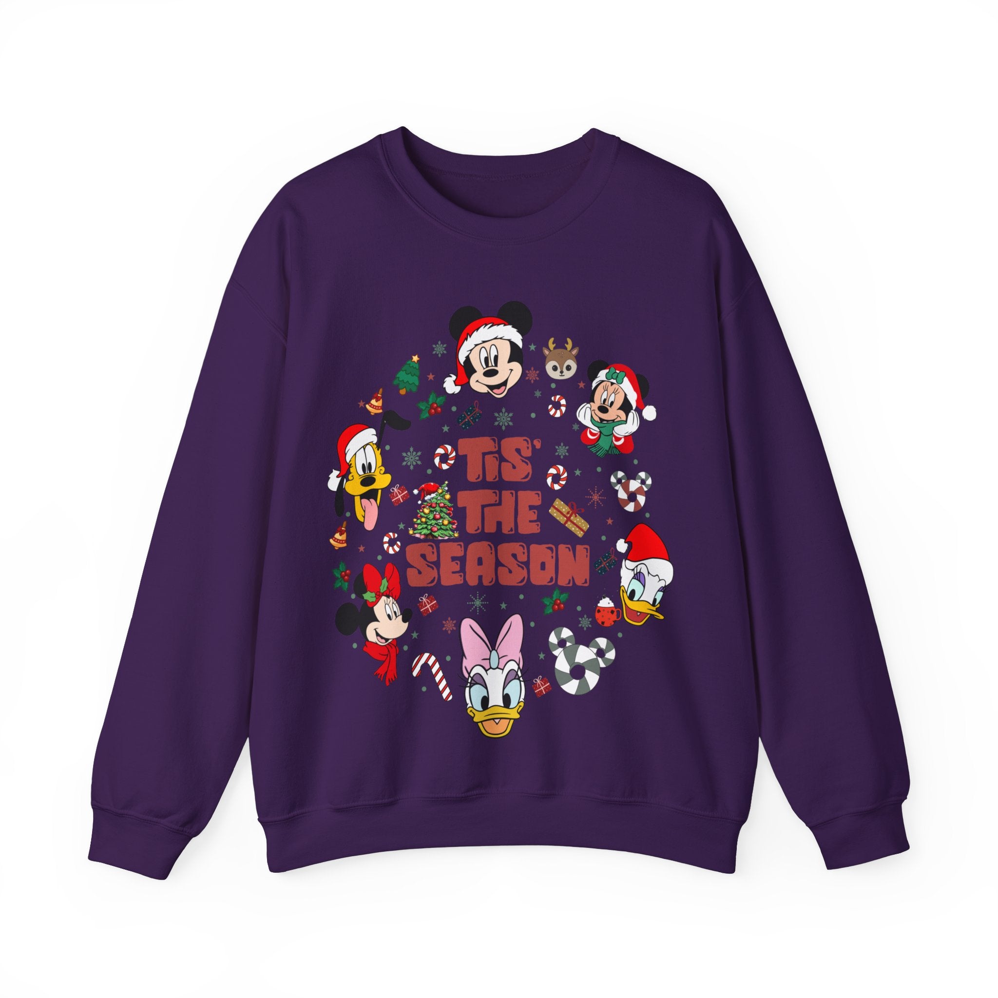 Mickey Tis The Season Sweatshirt, Disney Christmas Tis the Season Sweatshirt, Mickey and Friends Shirt, Disney Christmas Sweater, Tis The Season Shirt