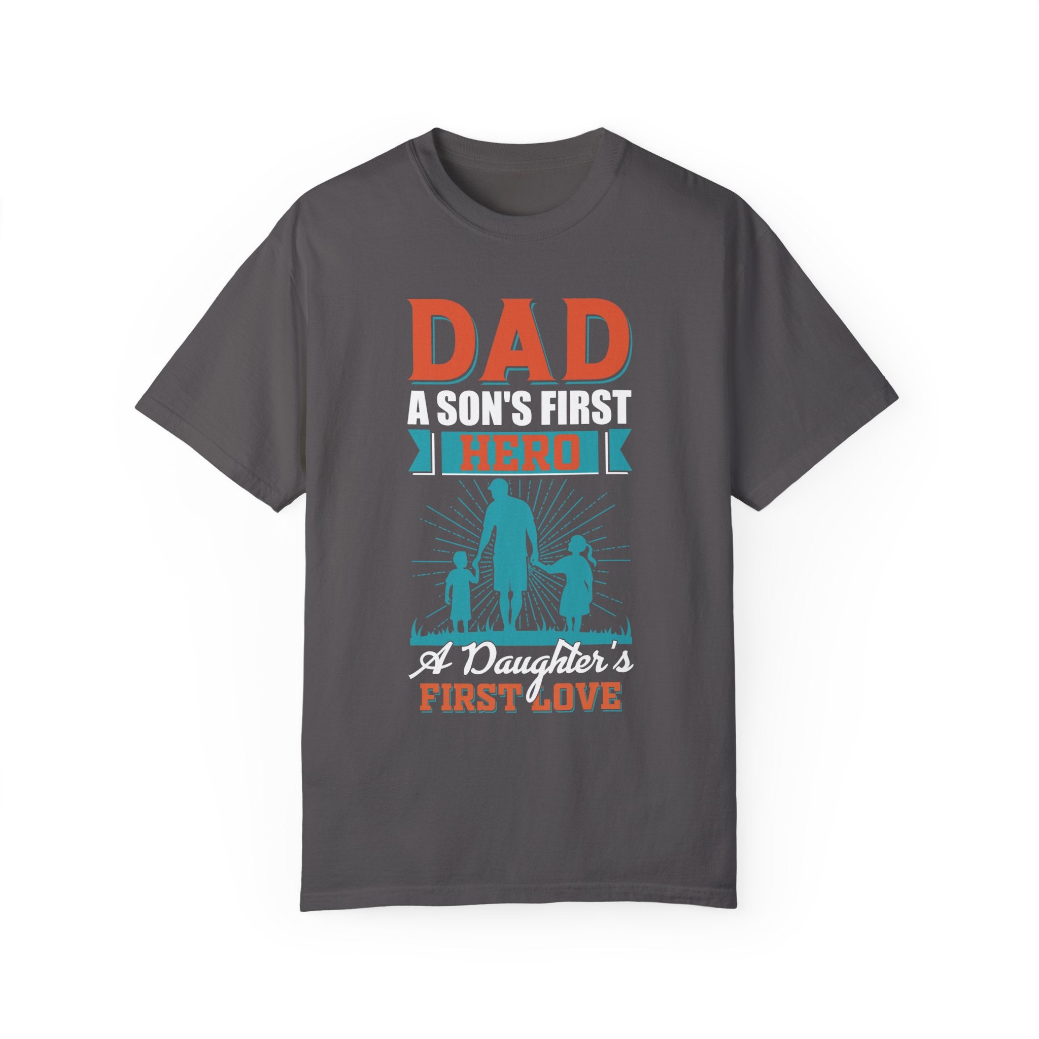 Dad Christmas Gift, shirt for dad, a son's first hero, a daughter's first love, gift for dad, dad t shirt, dad gift, dad of both shirt