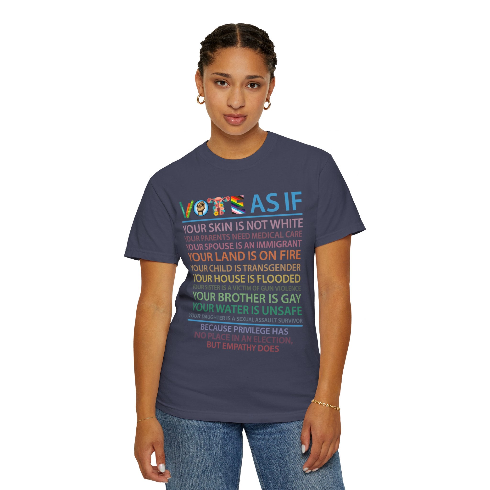 Vote As If Shirt, Custom Register Tee, Election Shirt, Voter T-Shirt, Voting Tee, Vote Gift, Equality Shirt, Pro Choice Shirt, Roe v Wade Shirt