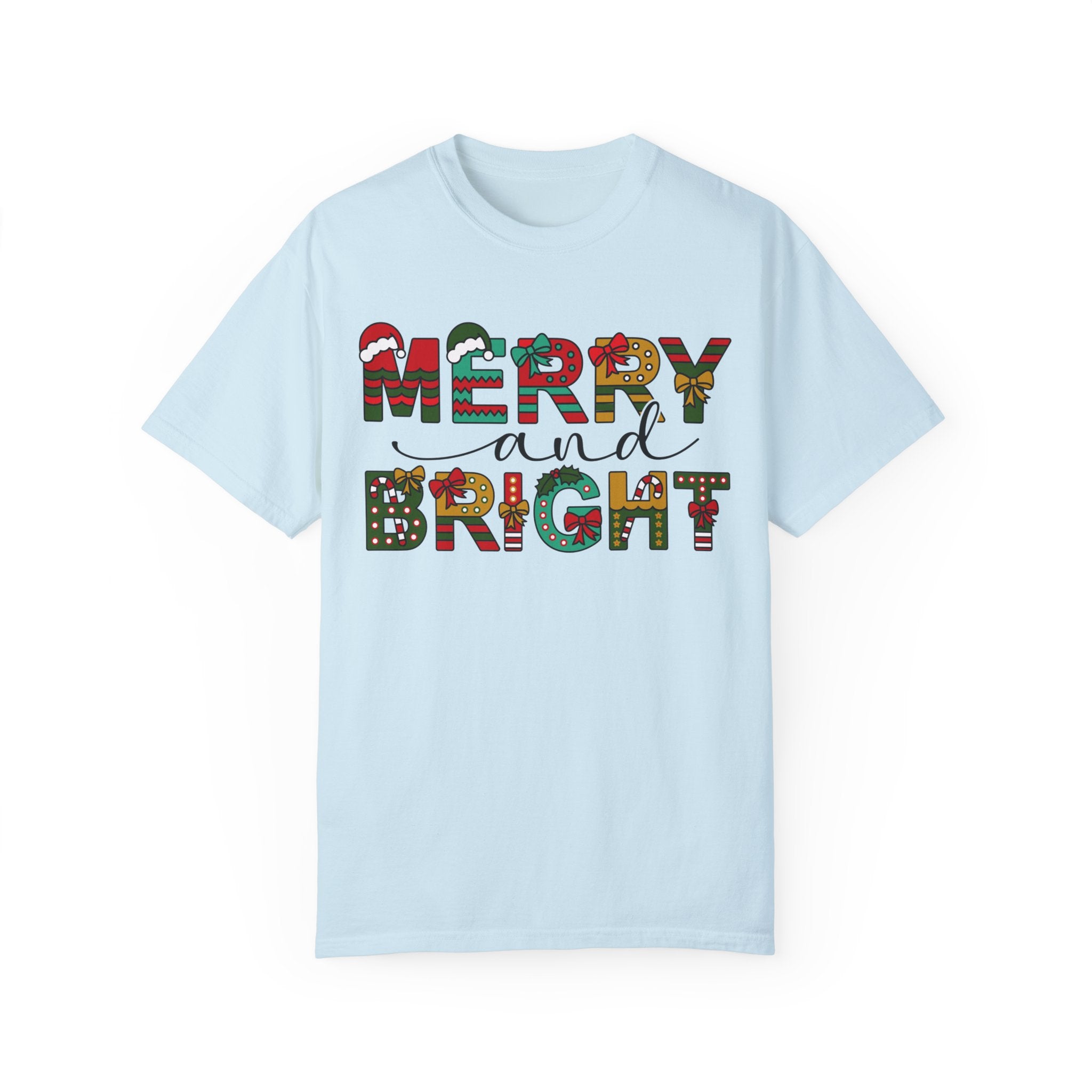 Merry and Bright Shirt, Christmas Tshirt, Family Christmas Shirt, Christmas Shirts for Women, Merry Christmas Shirt