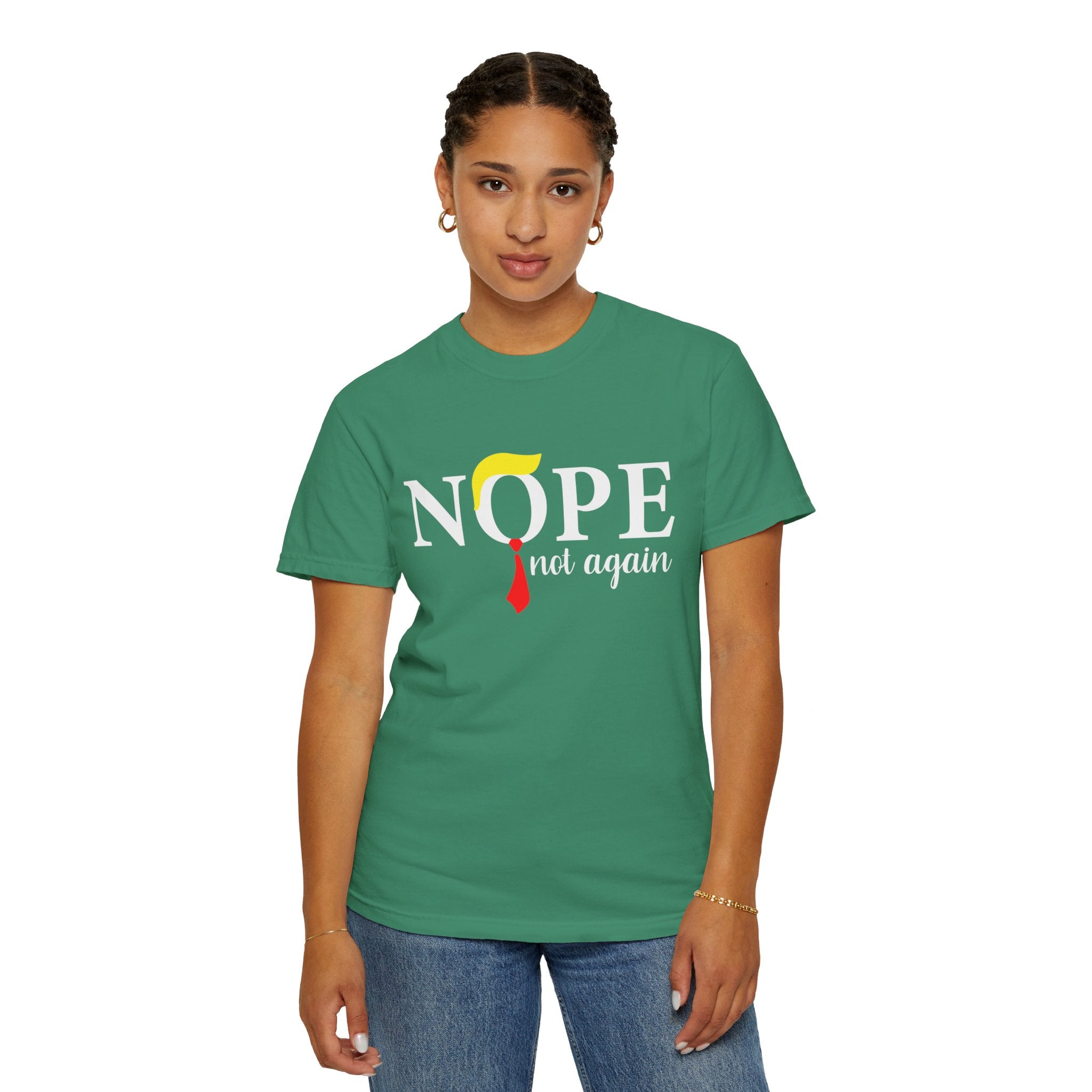 Nope Not Again T-Shirt, Anti-Trump Political T-Shirt, Funny Anti Trump Shirts, Nope Tee, Birthday Gift İdeas For Husband