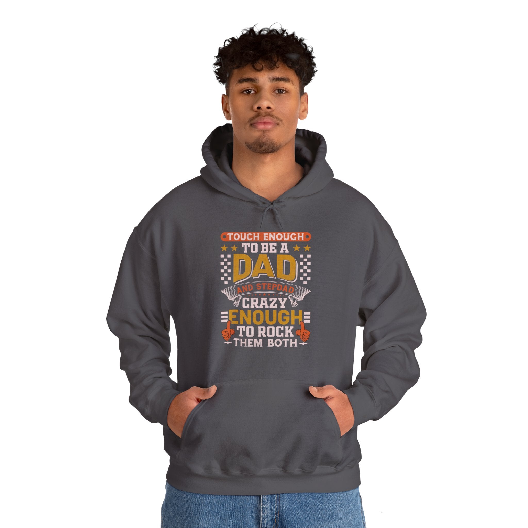 Tough Enough To Be A Dad & Step Dad Fathers Day Hoodie, Dad Shirt, Stepdad Shirt, Best Dad Ever Gift, Gift For Dad And Stepdad